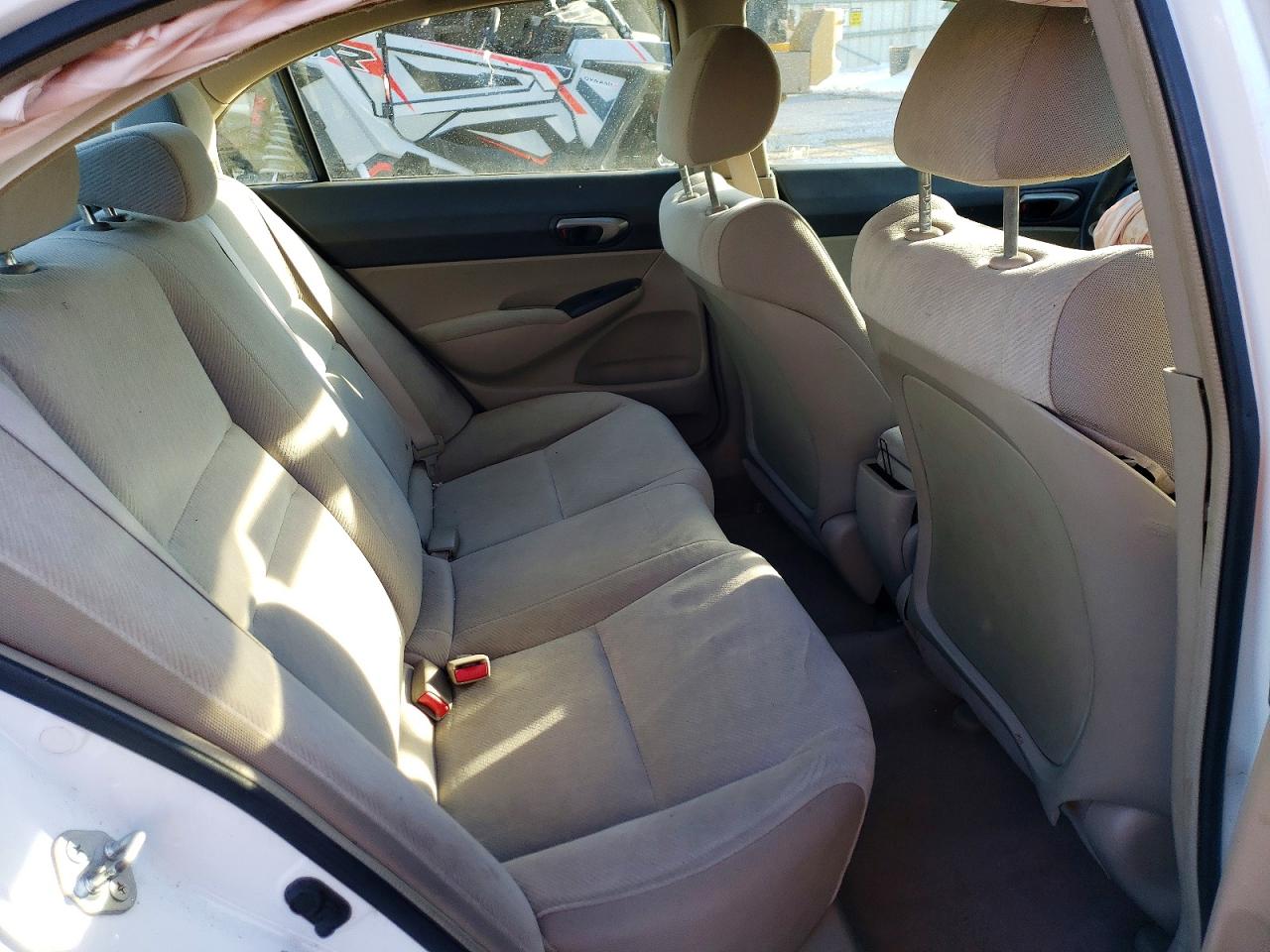 2010 Honda Civic Lx White vin: 2HGFA1F54AH560196