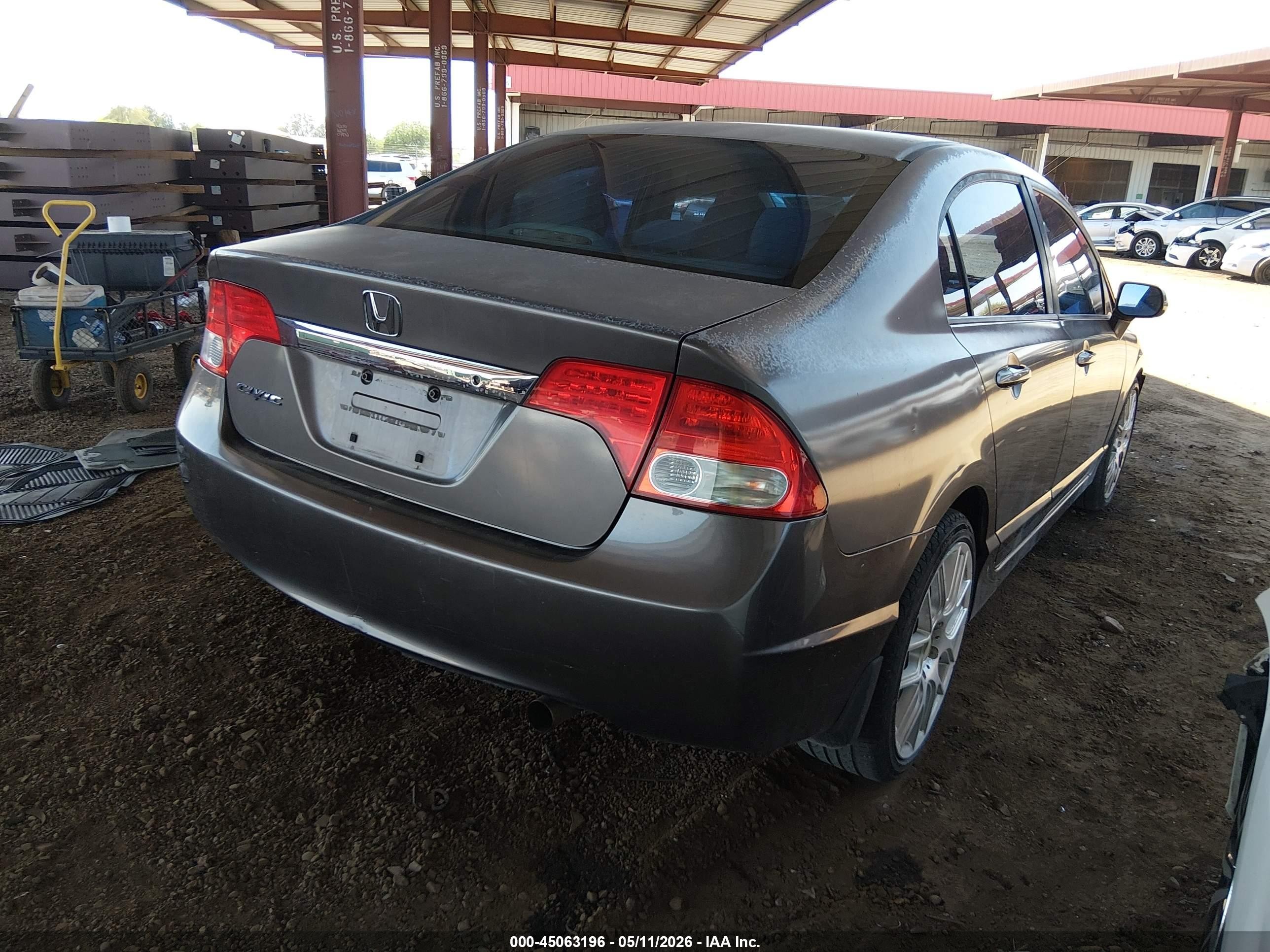 2010 Honda Civic Lx Серый vin: 2HGFA1F54AH566239