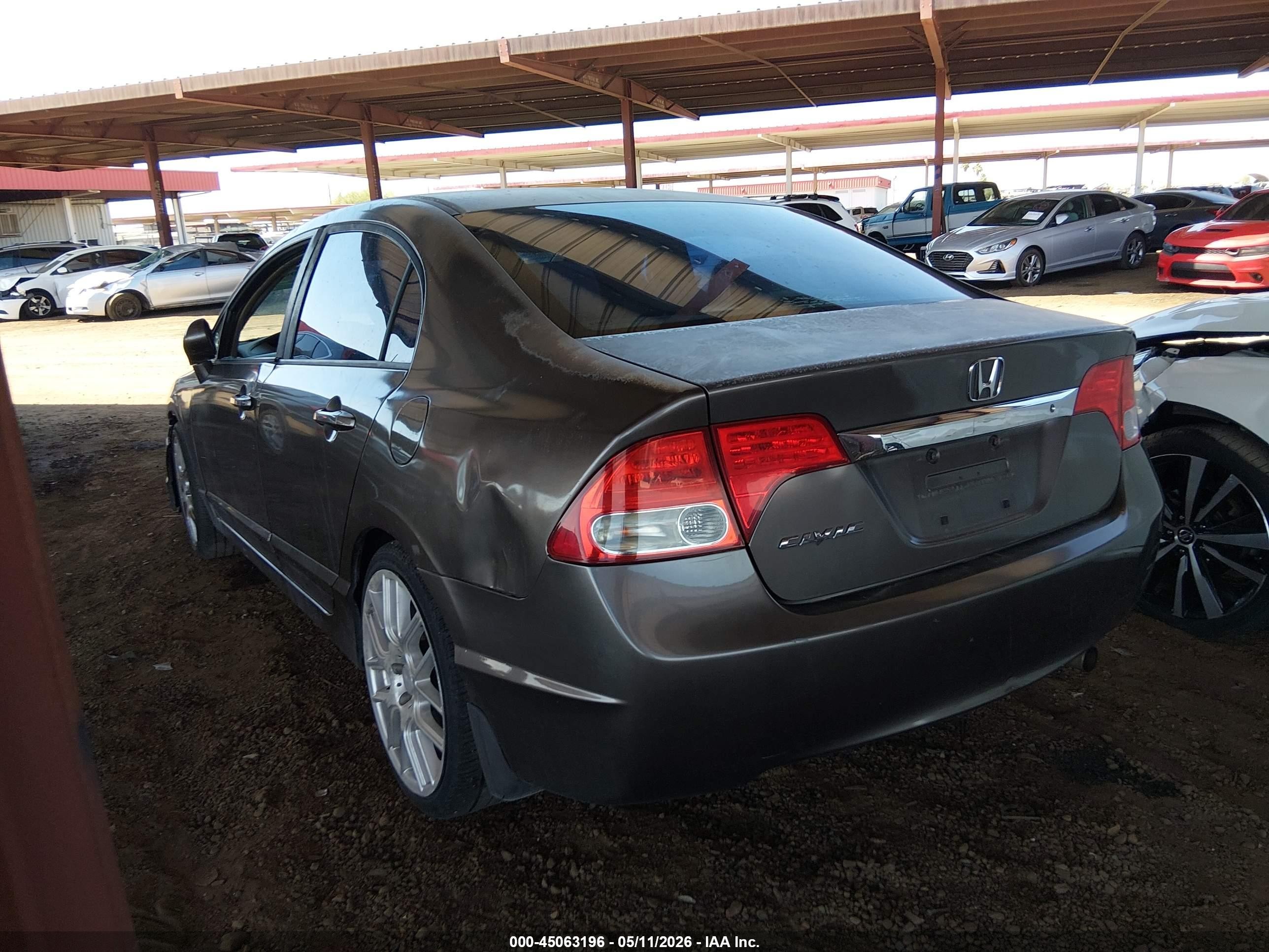 2010 Honda Civic Lx Серый vin: 2HGFA1F54AH566239