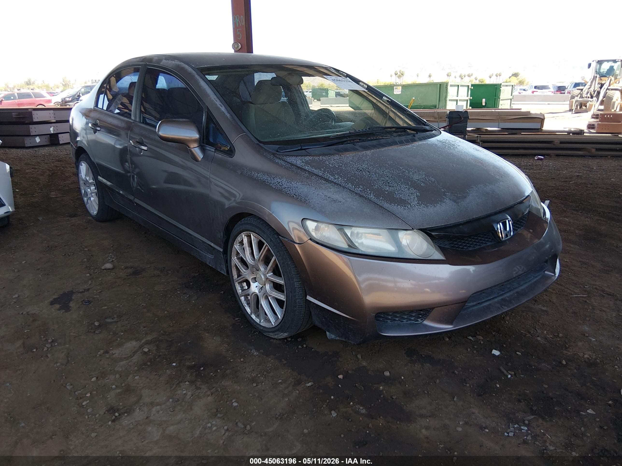 2010 Honda Civic Lx Серый vin: 2HGFA1F54AH566239