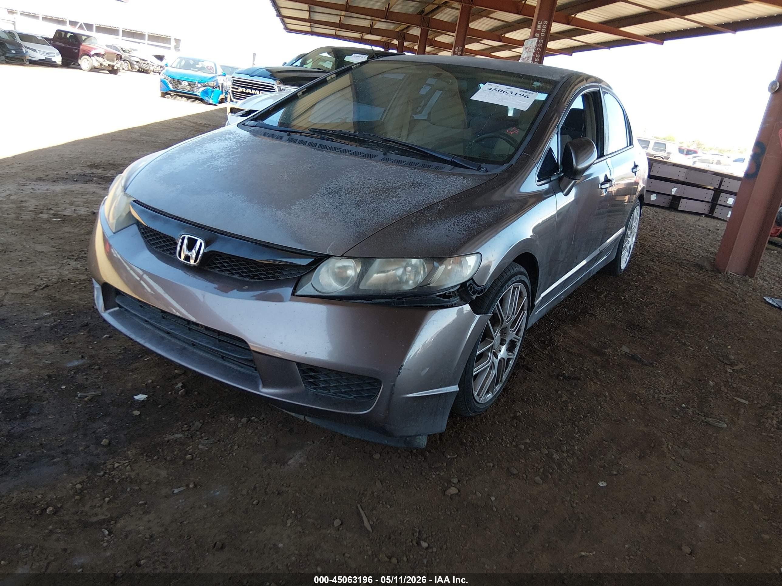 2010 Honda Civic Lx Серый vin: 2HGFA1F54AH566239