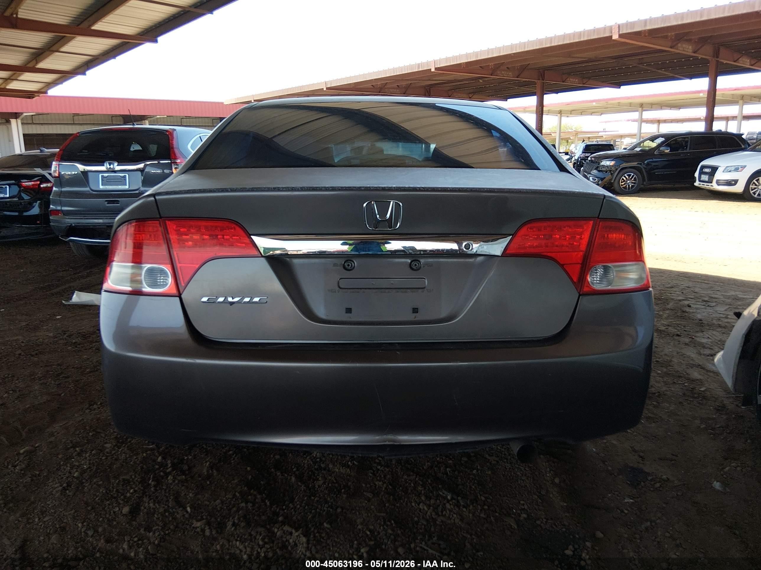 2010 Honda Civic Lx Серый vin: 2HGFA1F54AH566239