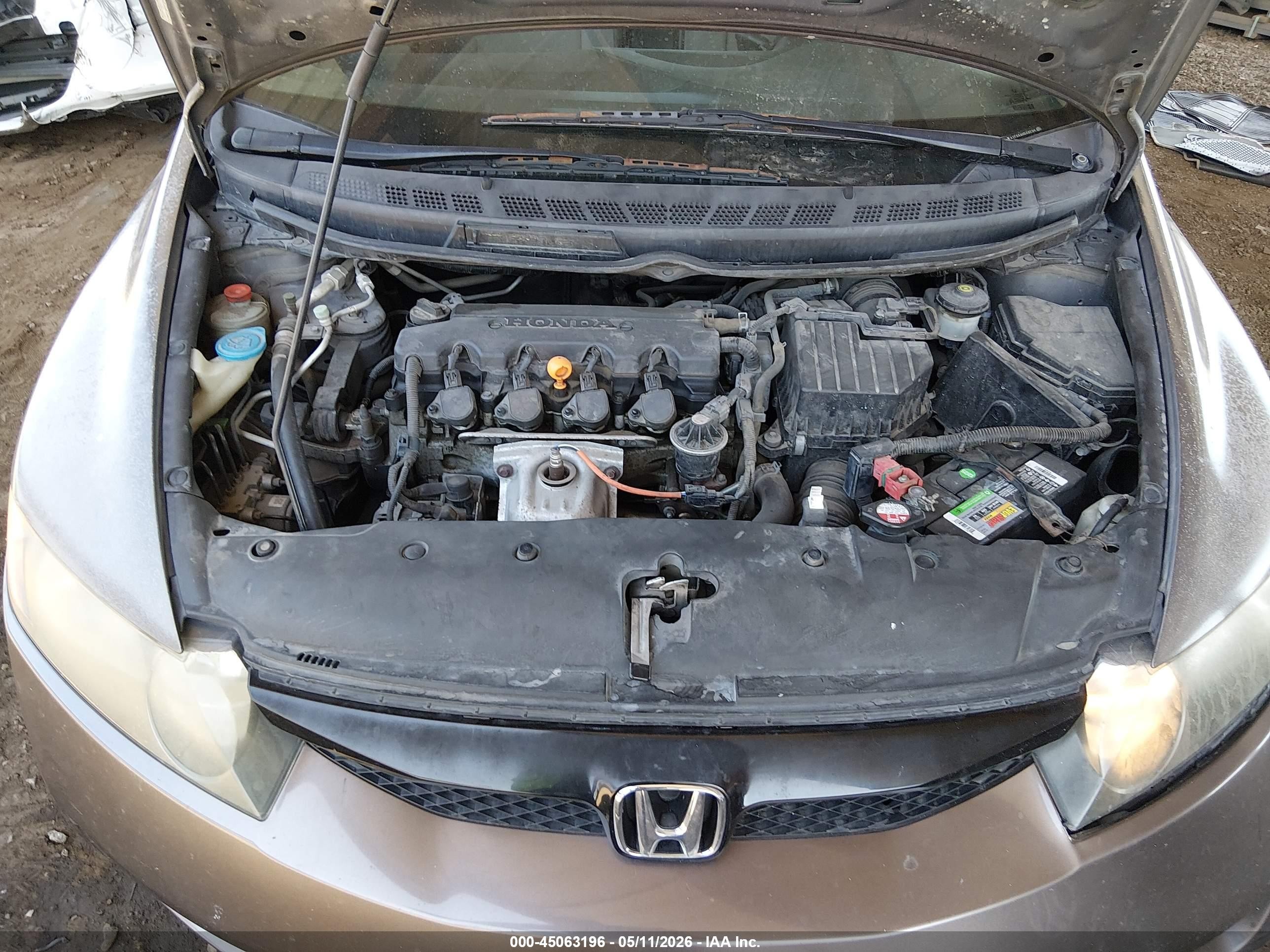 2010 Honda Civic Lx Серый vin: 2HGFA1F54AH566239