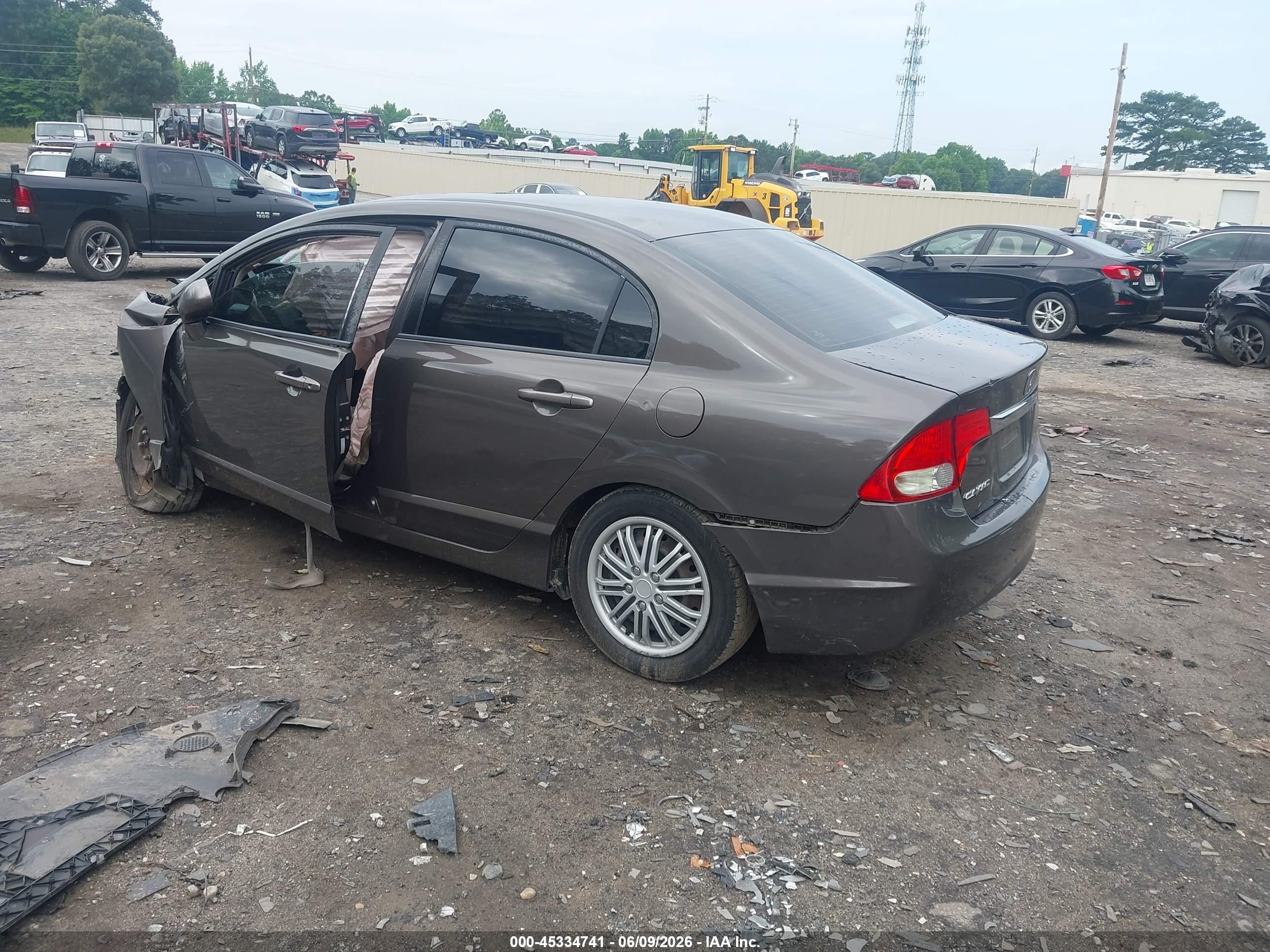 2010 Honda Civic Lx Brown vin: 2HGFA1F54AH568007