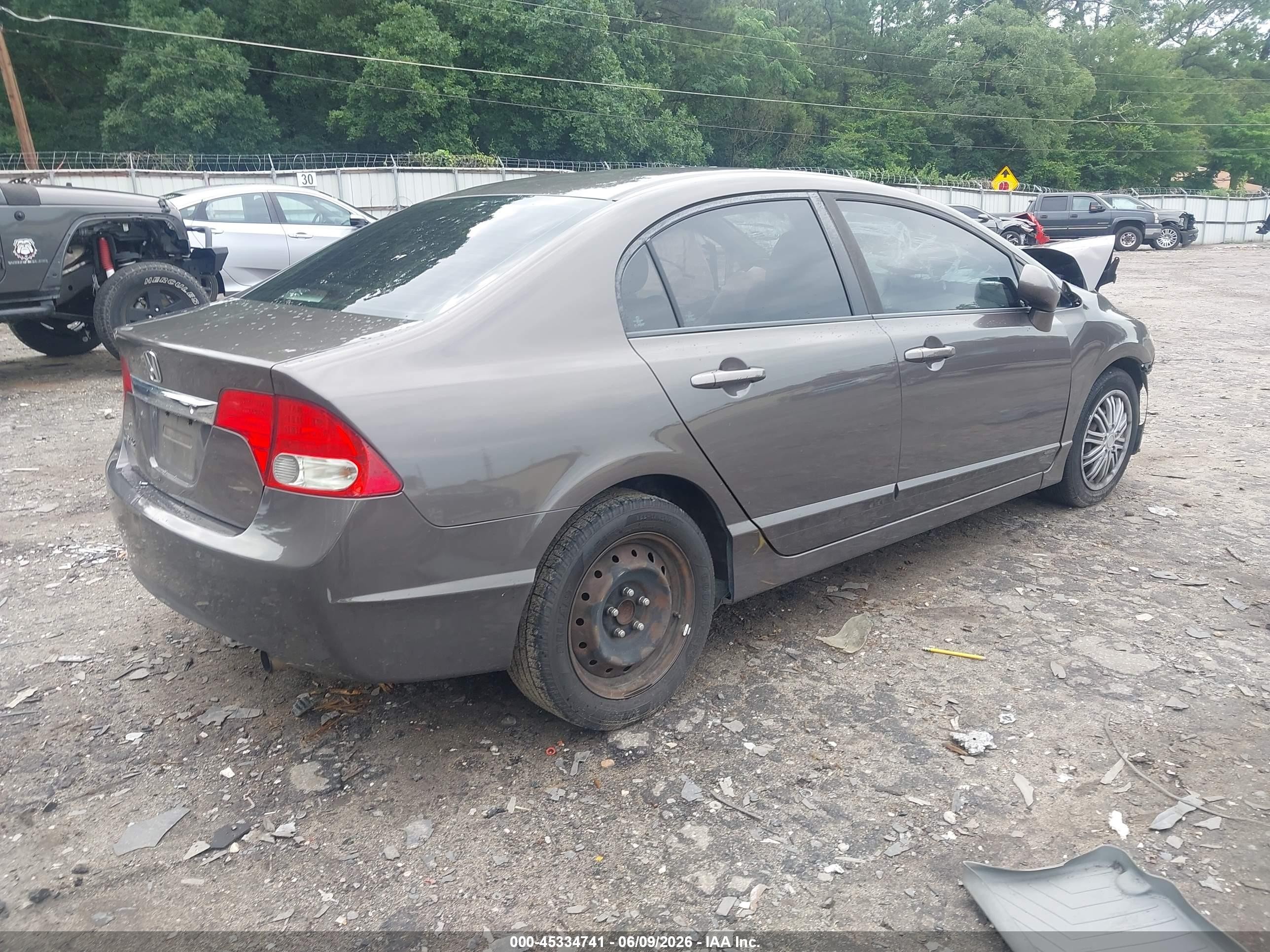 2010 Honda Civic Lx Brown vin: 2HGFA1F54AH568007