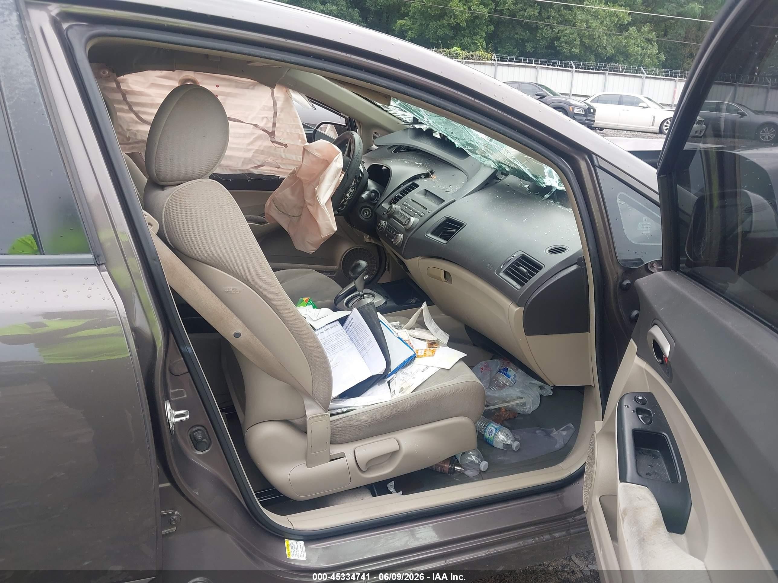 2010 Honda Civic Lx Brown vin: 2HGFA1F54AH568007