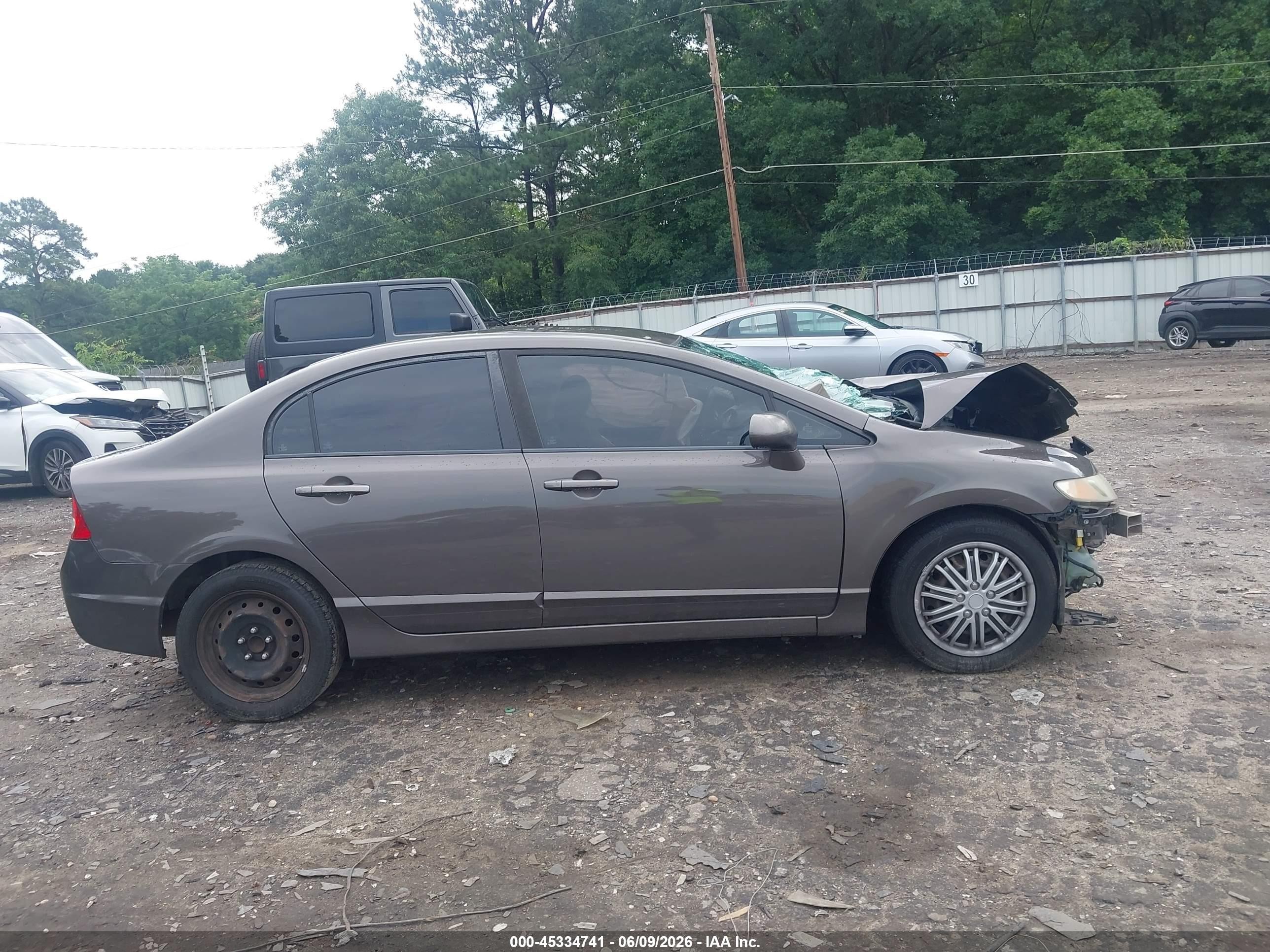 2010 Honda Civic Lx Brown vin: 2HGFA1F54AH568007