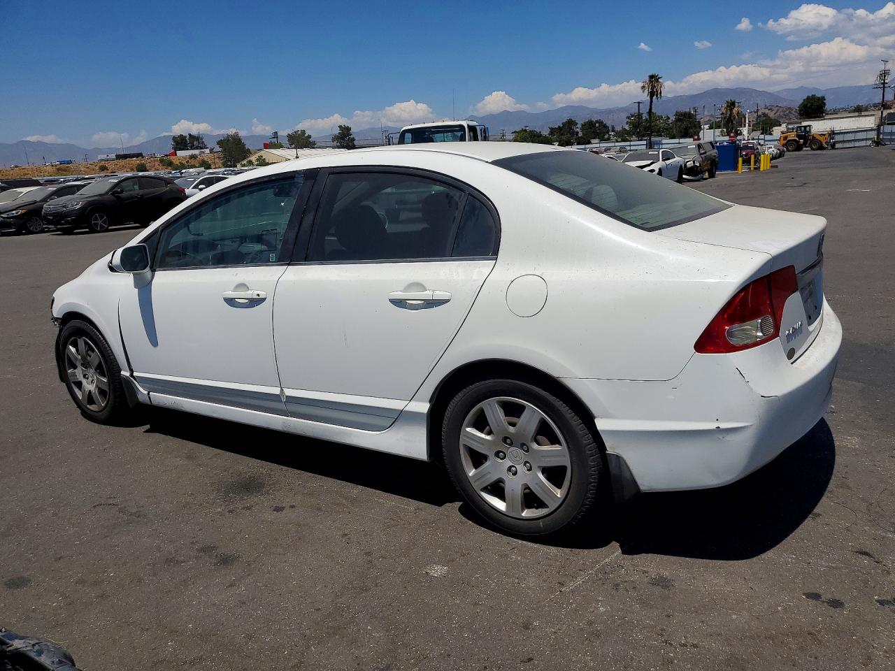 2010 Honda Civic Lx White vin: 2HGFA1F54AH579170