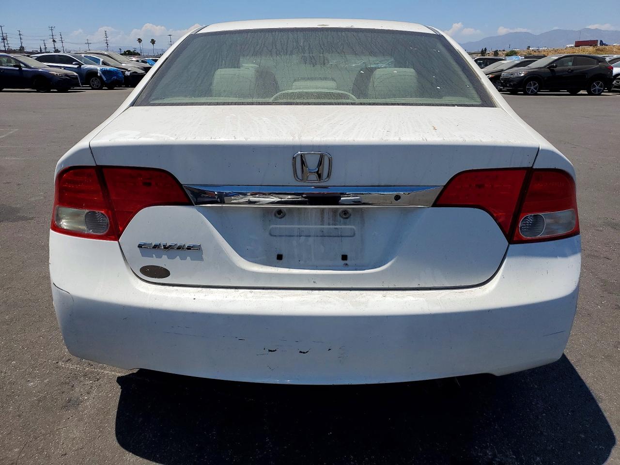 2010 Honda Civic Lx White vin: 2HGFA1F54AH579170