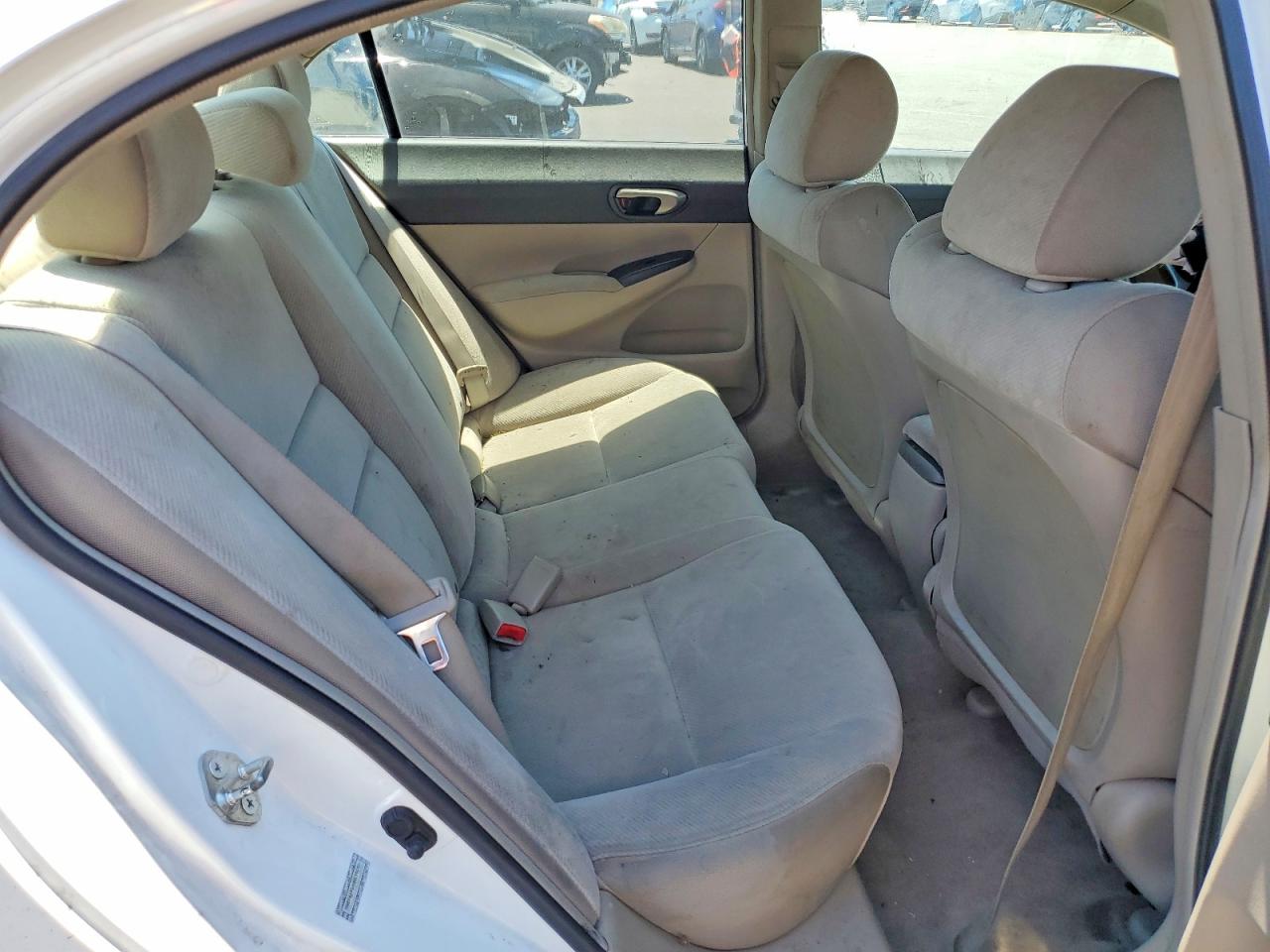 2010 Honda Civic Lx White vin: 2HGFA1F54AH579170