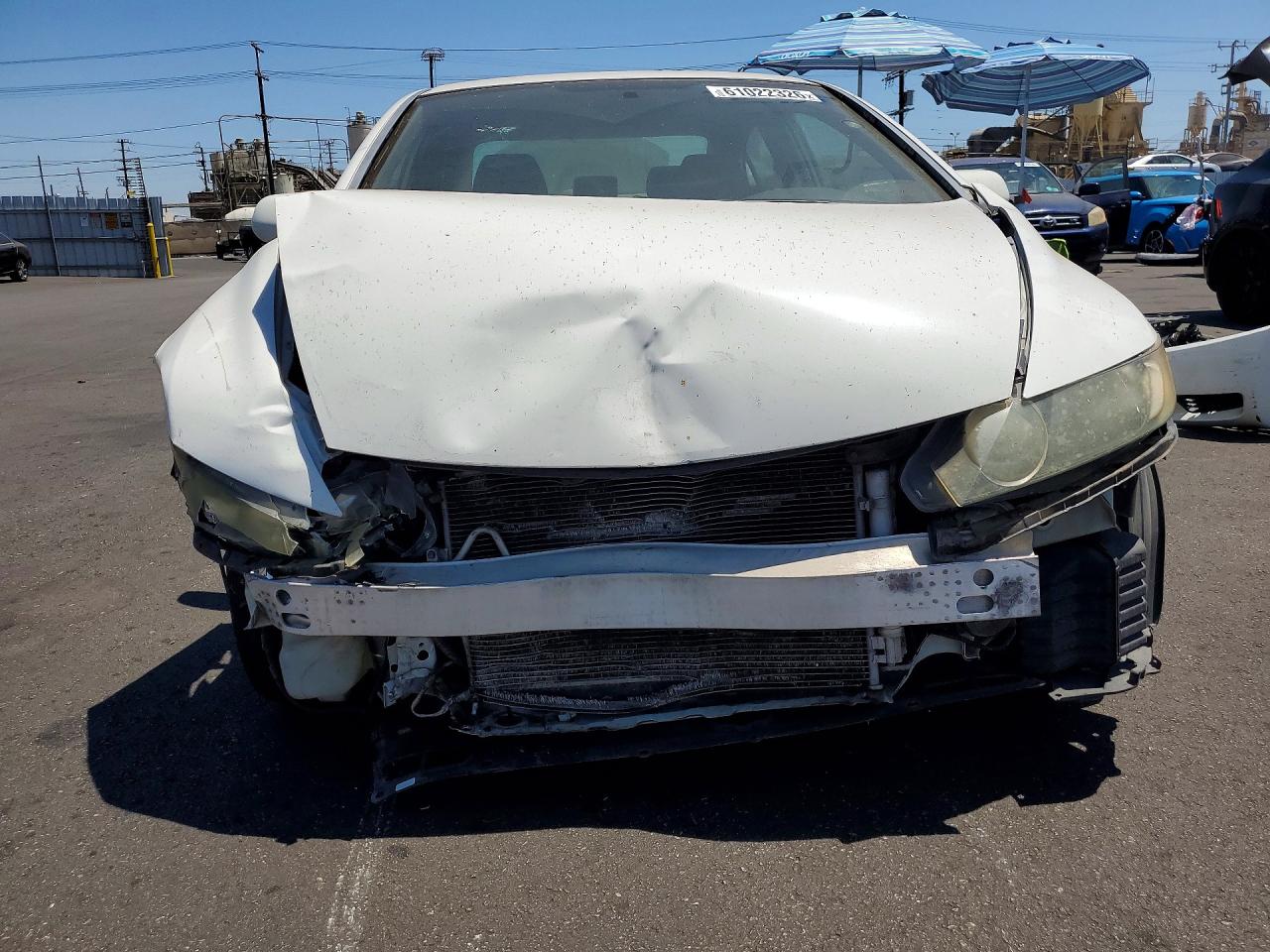 2010 Honda Civic Lx White vin: 2HGFA1F54AH579170