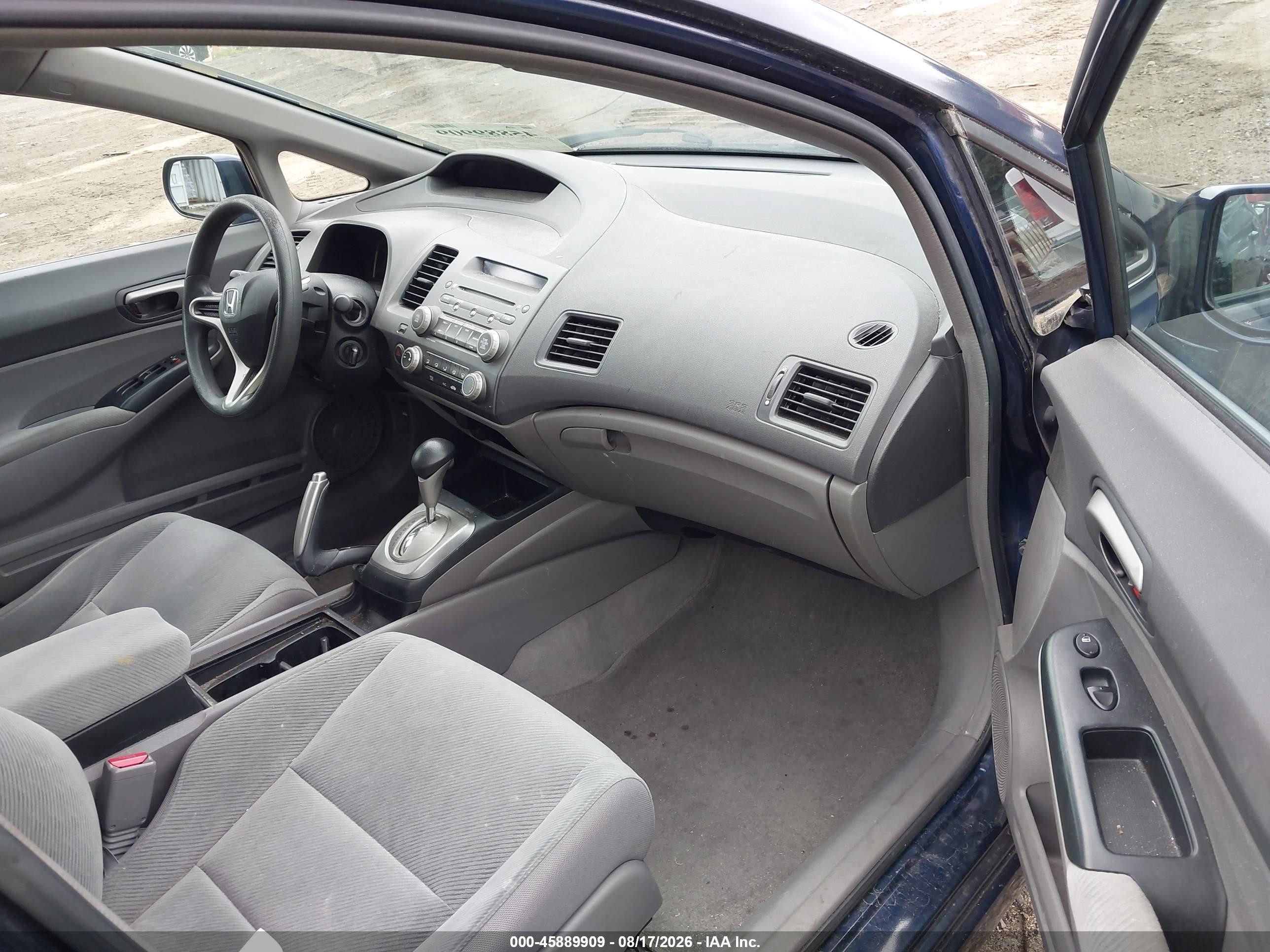 2010 Honda Civic Lx Blue vin: 2HGFA1F54AH588032
