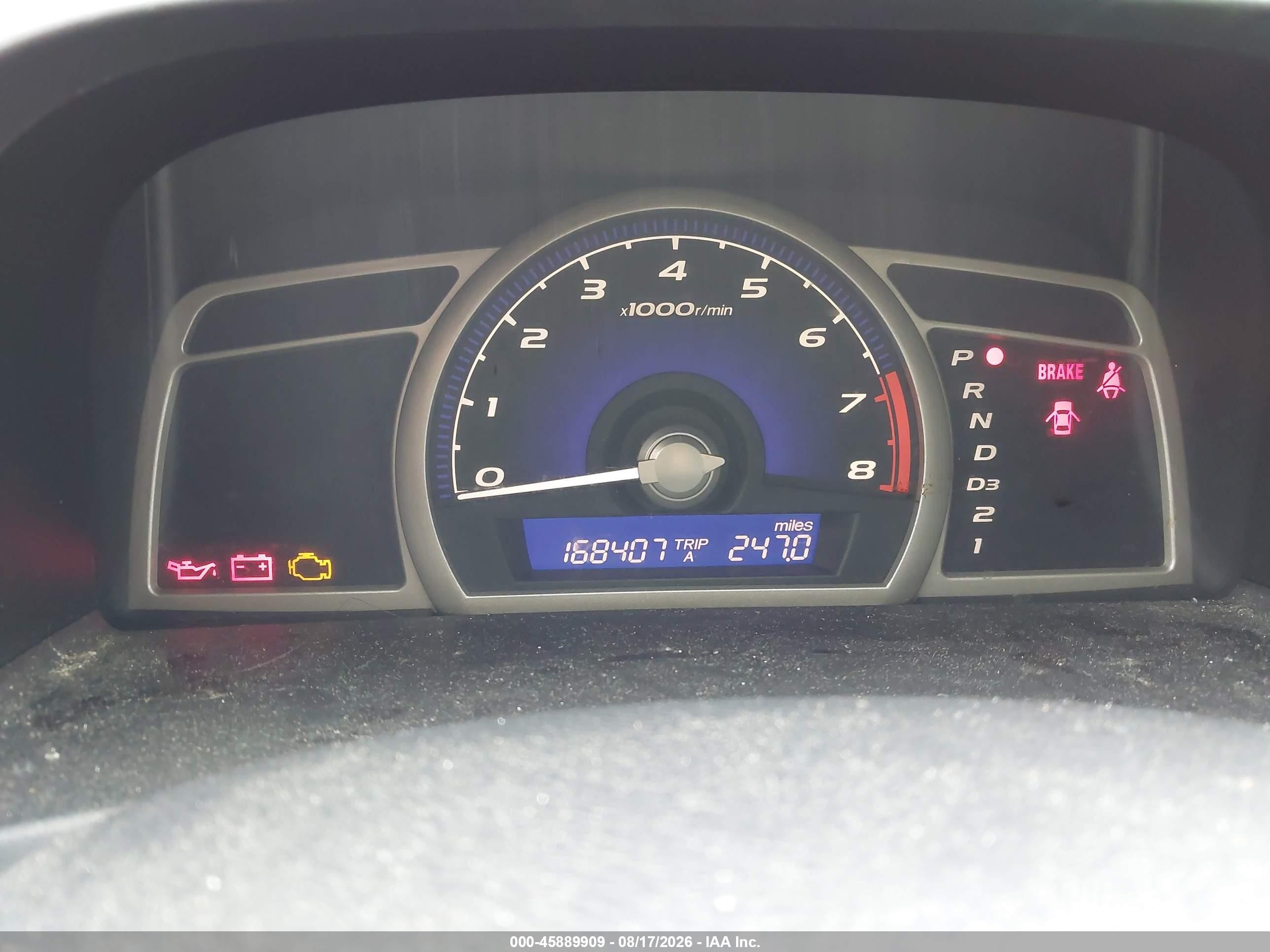 2010 Honda Civic Lx Blue vin: 2HGFA1F54AH588032
