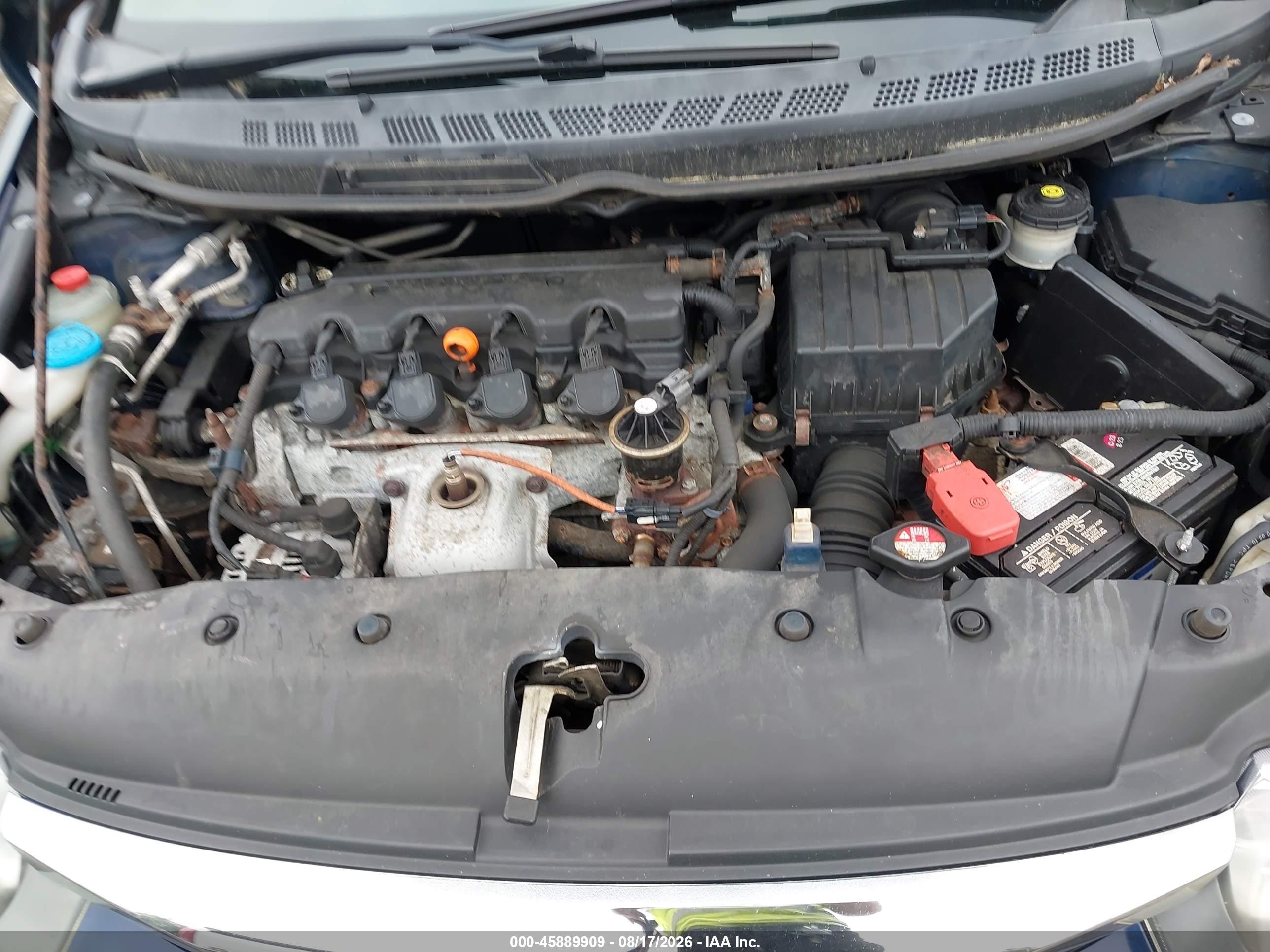 2010 Honda Civic Lx Blue vin: 2HGFA1F54AH588032