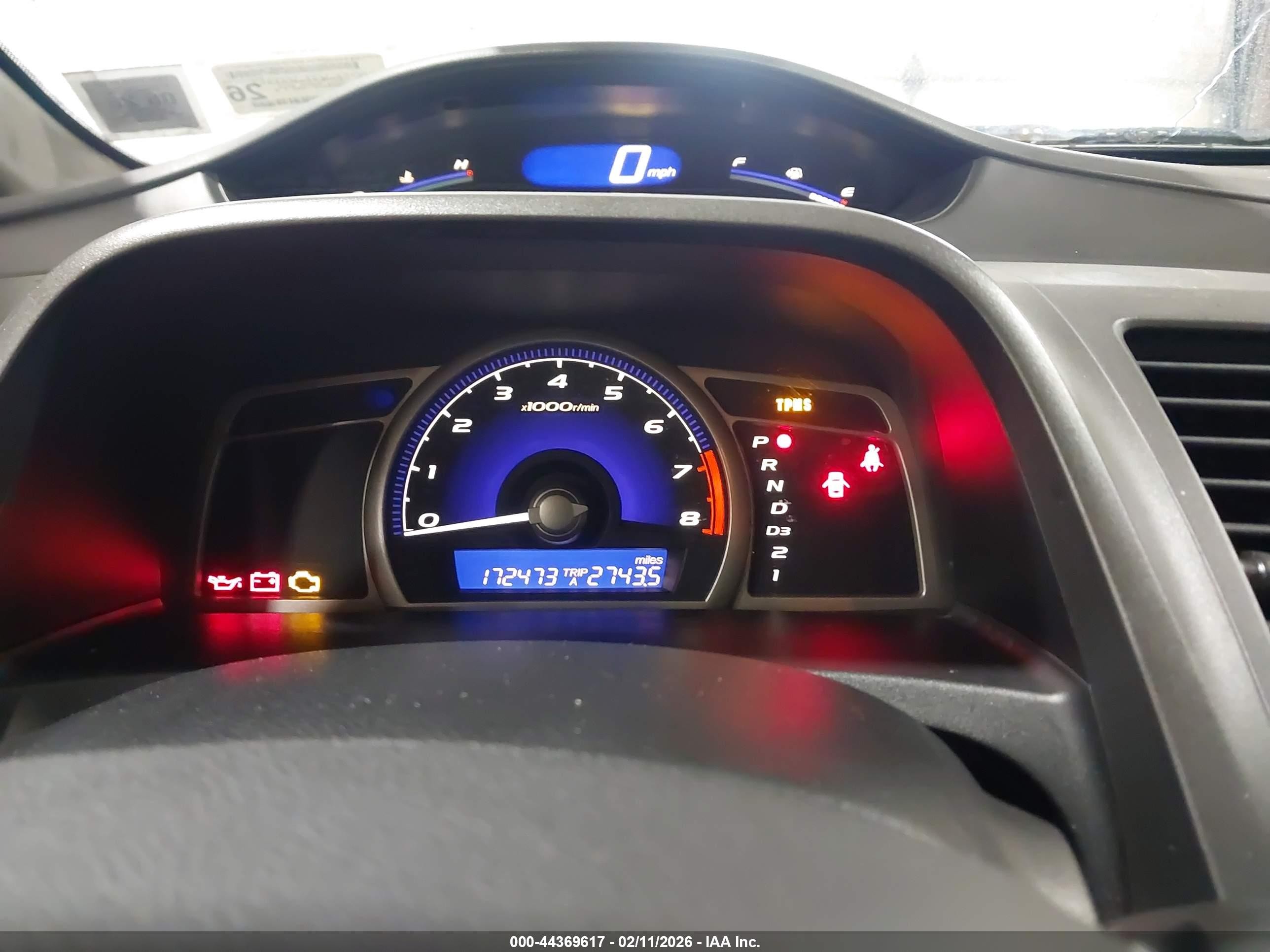 2011 Honda Civic Lx White vin: 2HGFA1F54BH308207