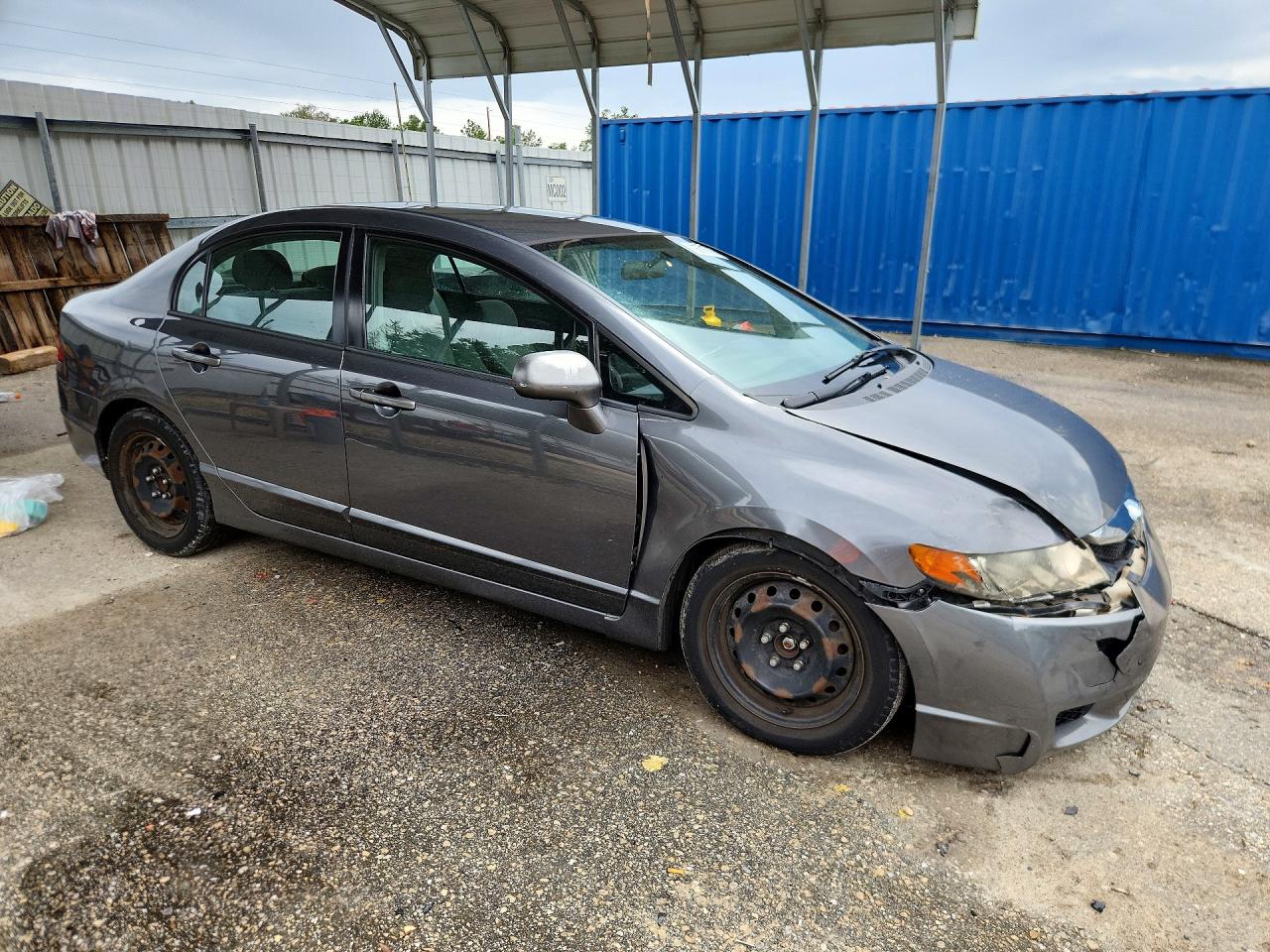 2011 Honda Civic Lx Gray vin: 2HGFA1F54BH308630