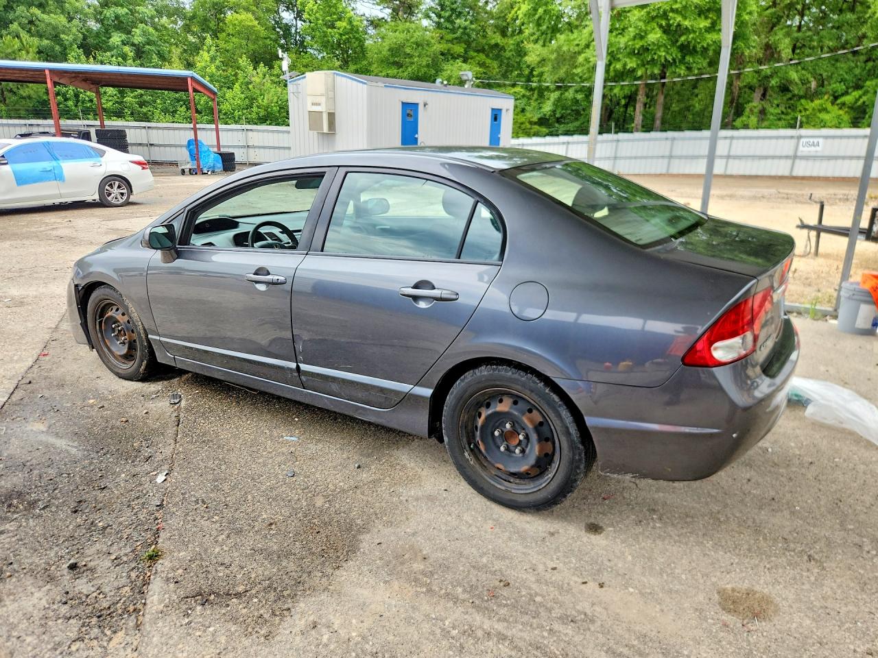 2011 Honda Civic Lx Gray vin: 2HGFA1F54BH308630