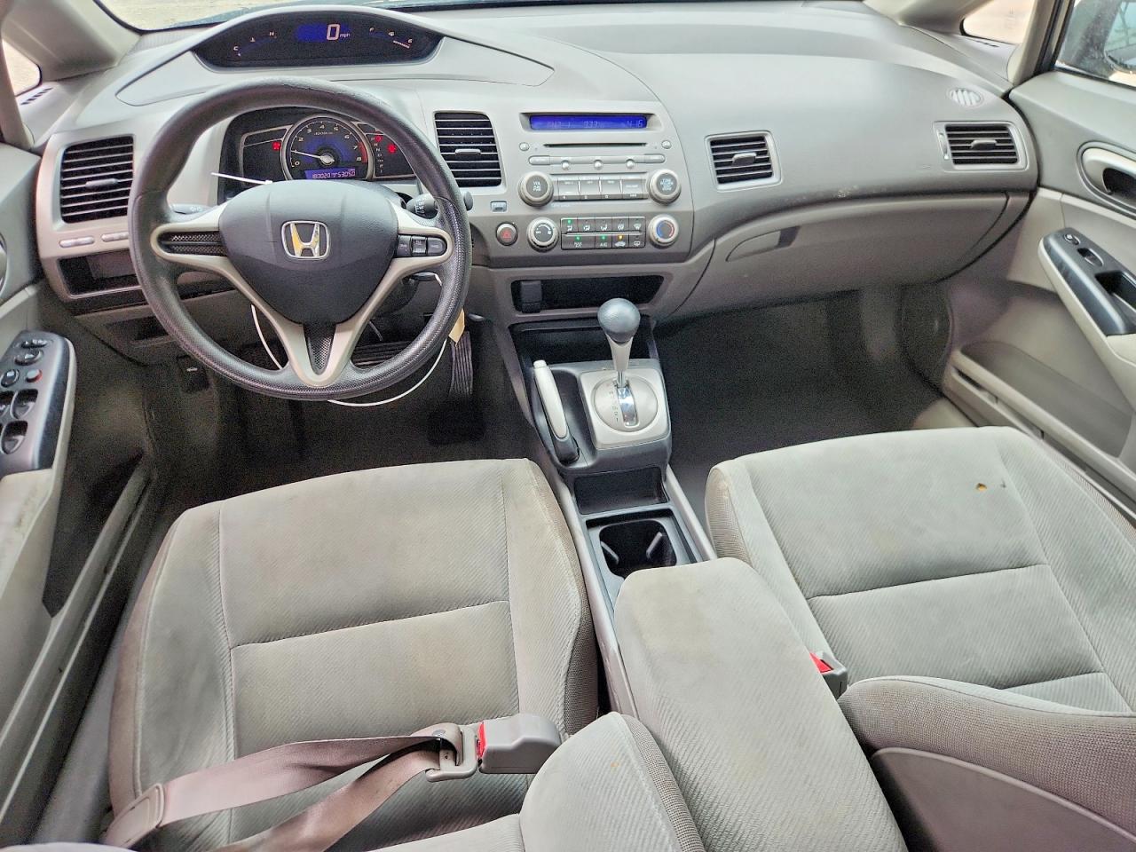 2011 Honda Civic Lx Gray vin: 2HGFA1F54BH308630