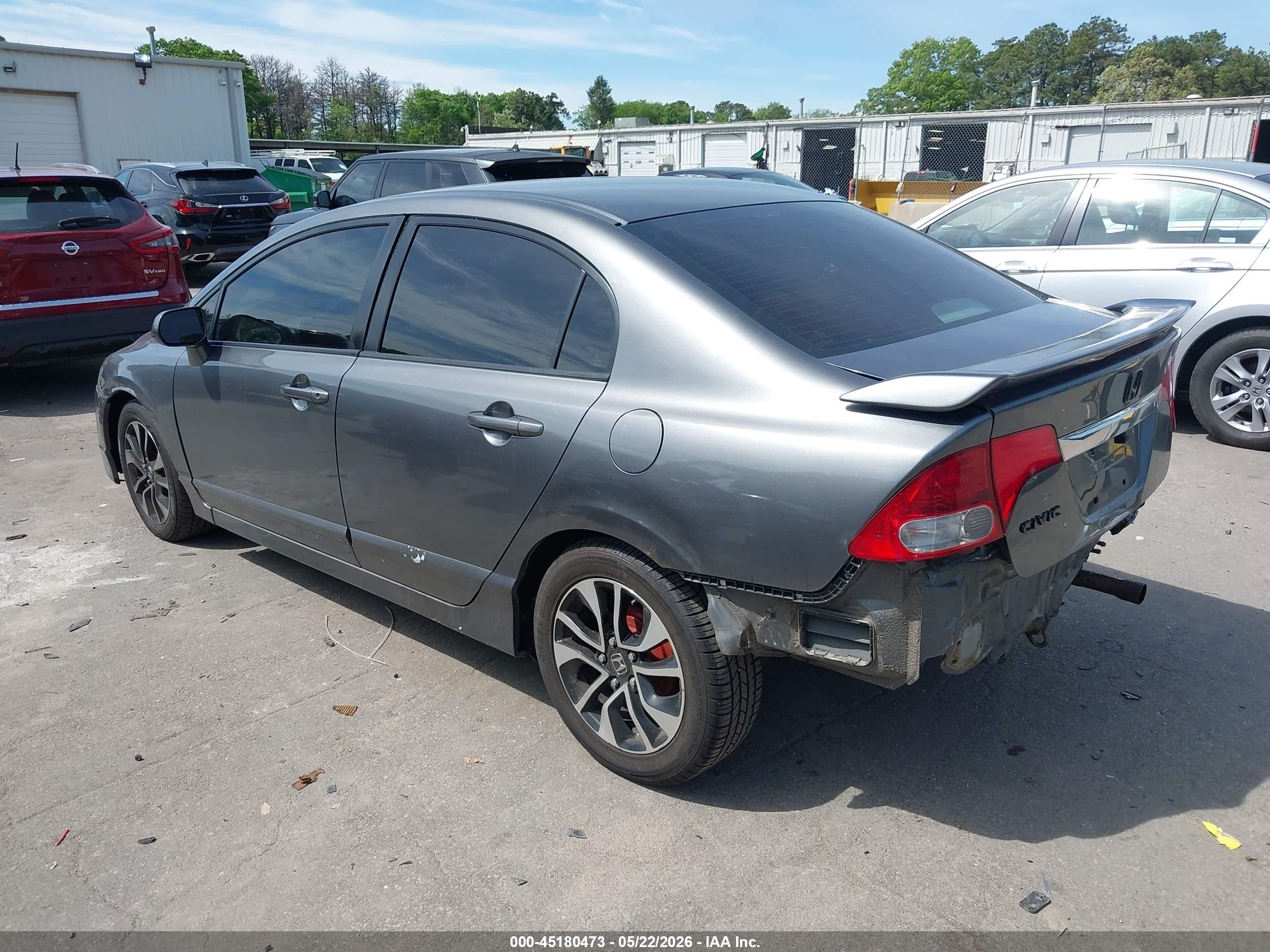 2011 Honda Civic Lx Серый vin: 2HGFA1F54BH309552