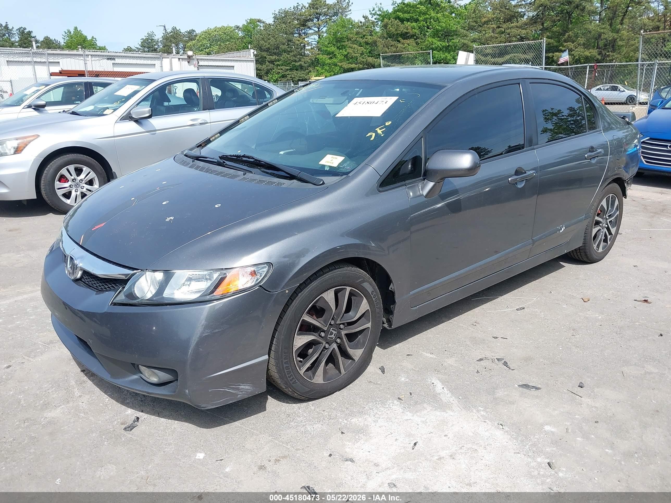 2011 Honda Civic Lx Серый vin: 2HGFA1F54BH309552