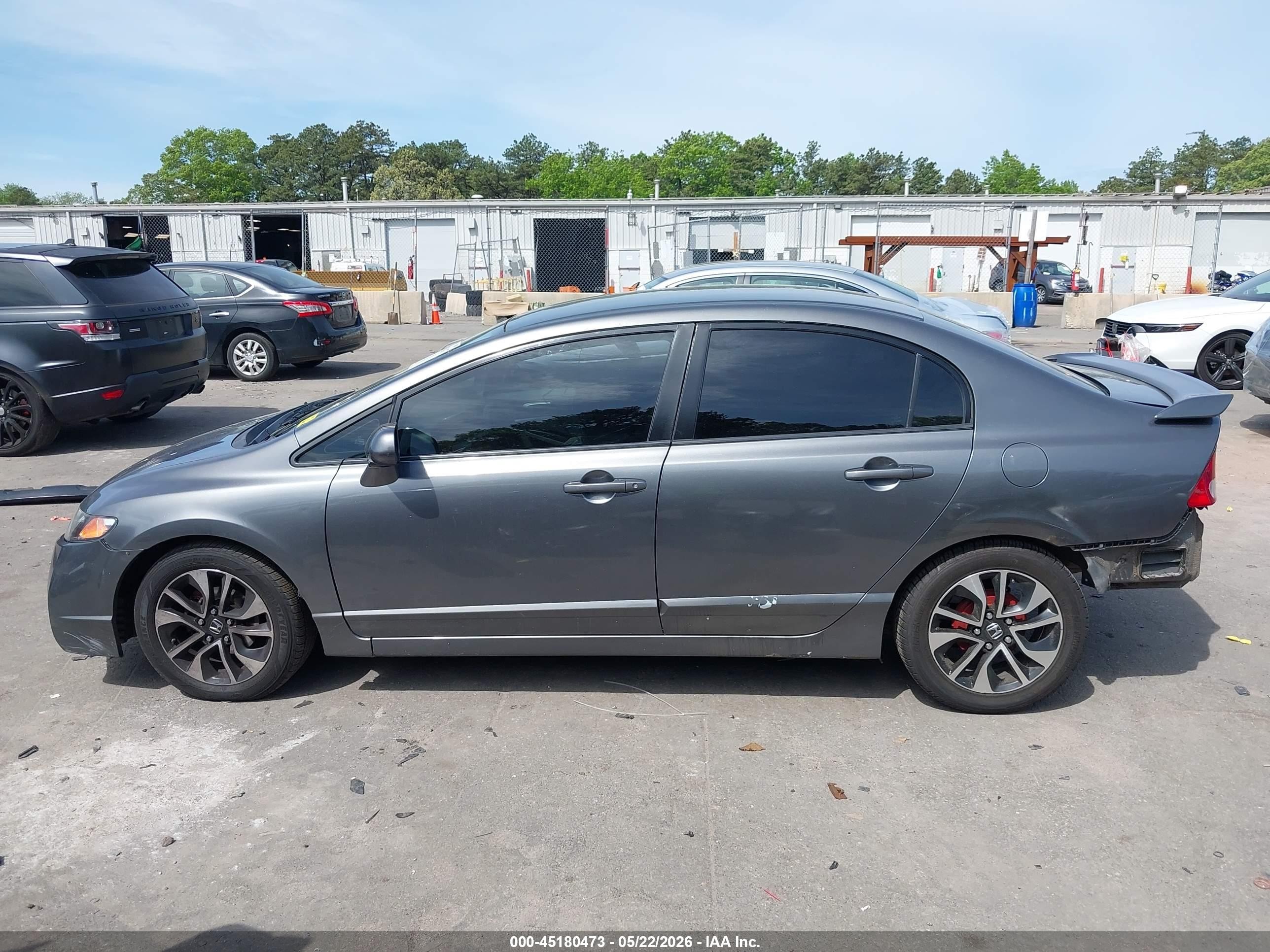 2011 Honda Civic Lx Серый vin: 2HGFA1F54BH309552
