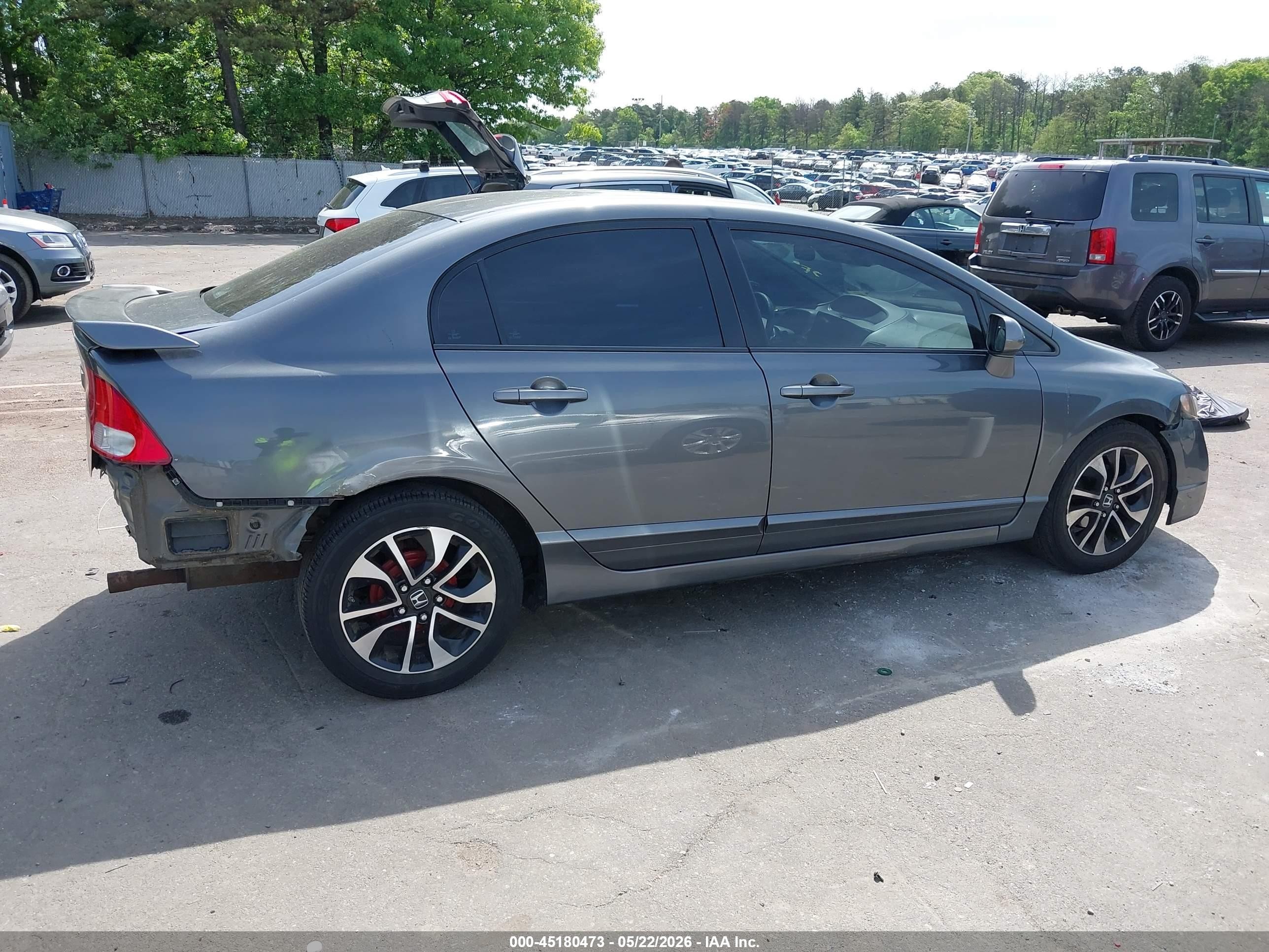 2011 Honda Civic Lx Серый vin: 2HGFA1F54BH309552