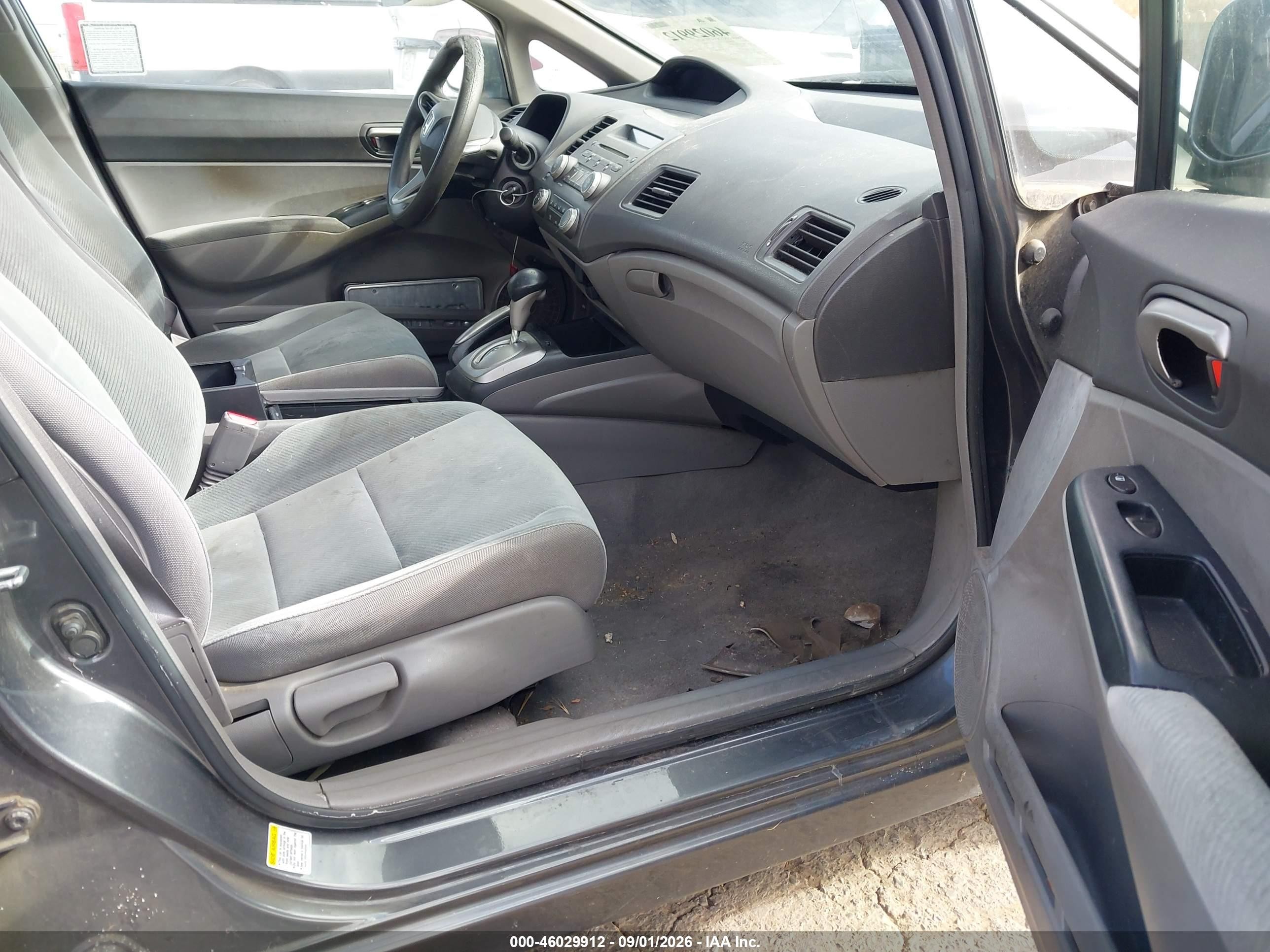 2011 Honda Civic Lx Gray vin: 2HGFA1F54BH503532