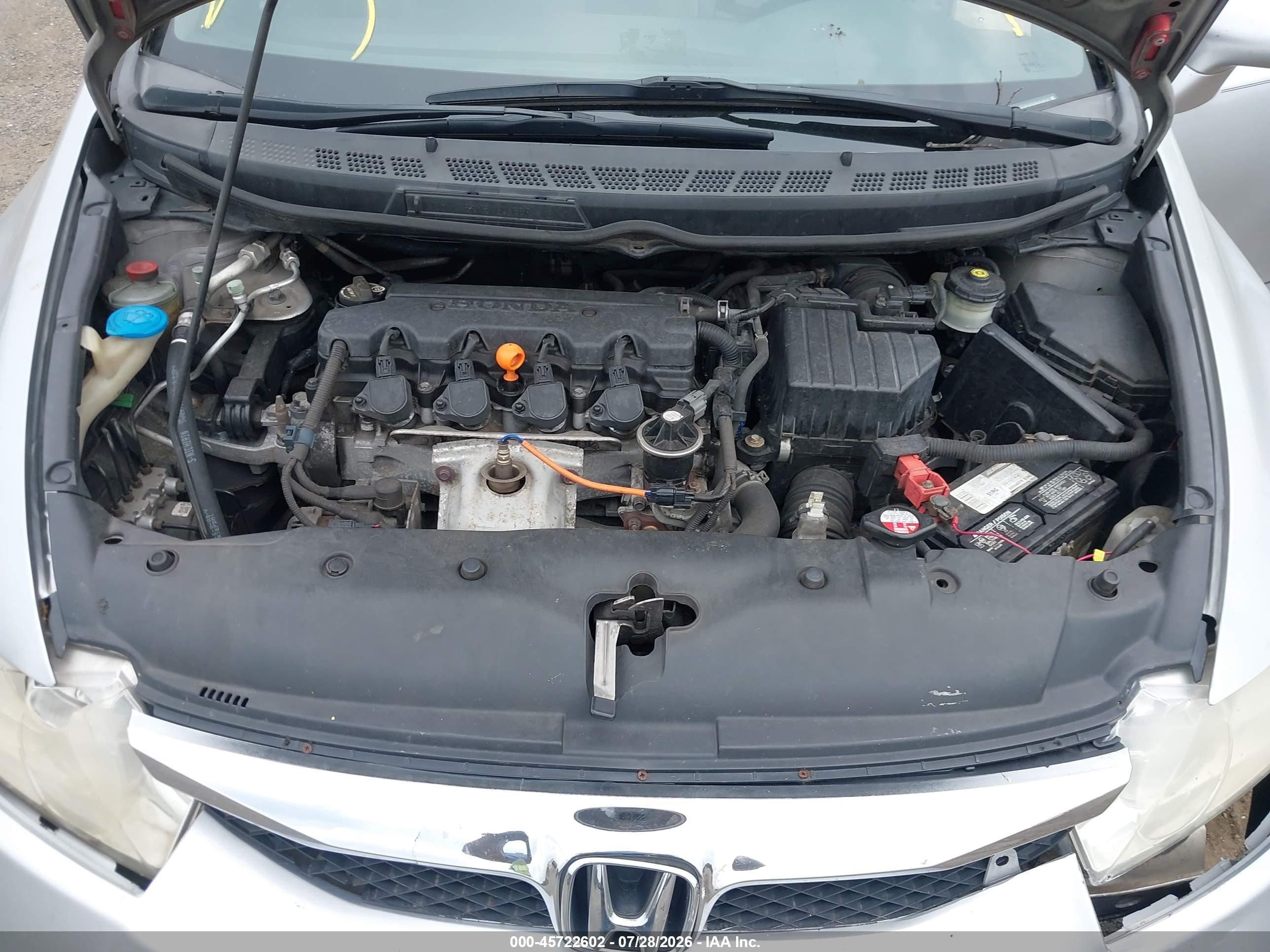 2011 Honda Civic Lx Silver vin: 2HGFA1F54BH505653