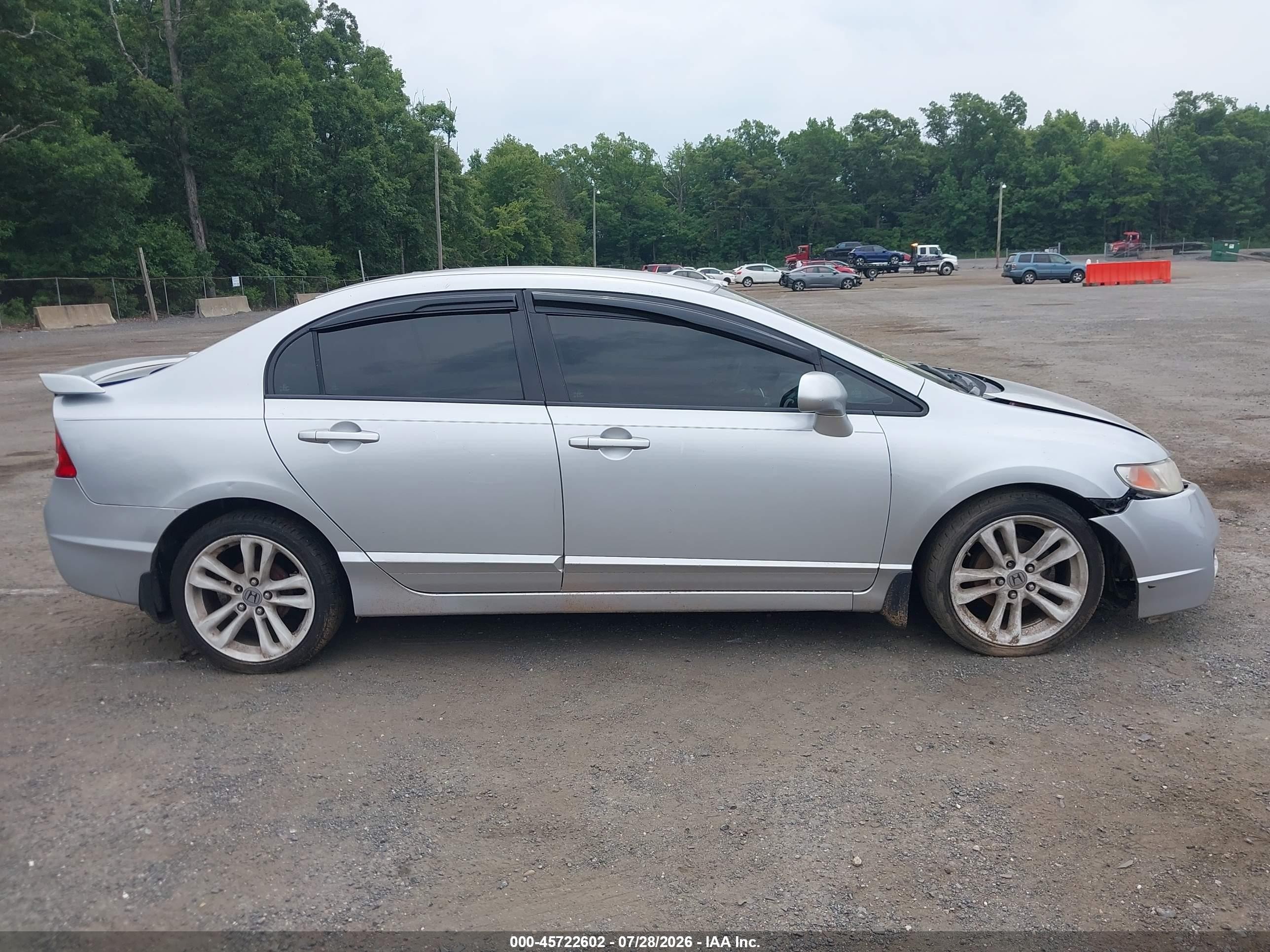 2011 Honda Civic Lx Silver vin: 2HGFA1F54BH505653