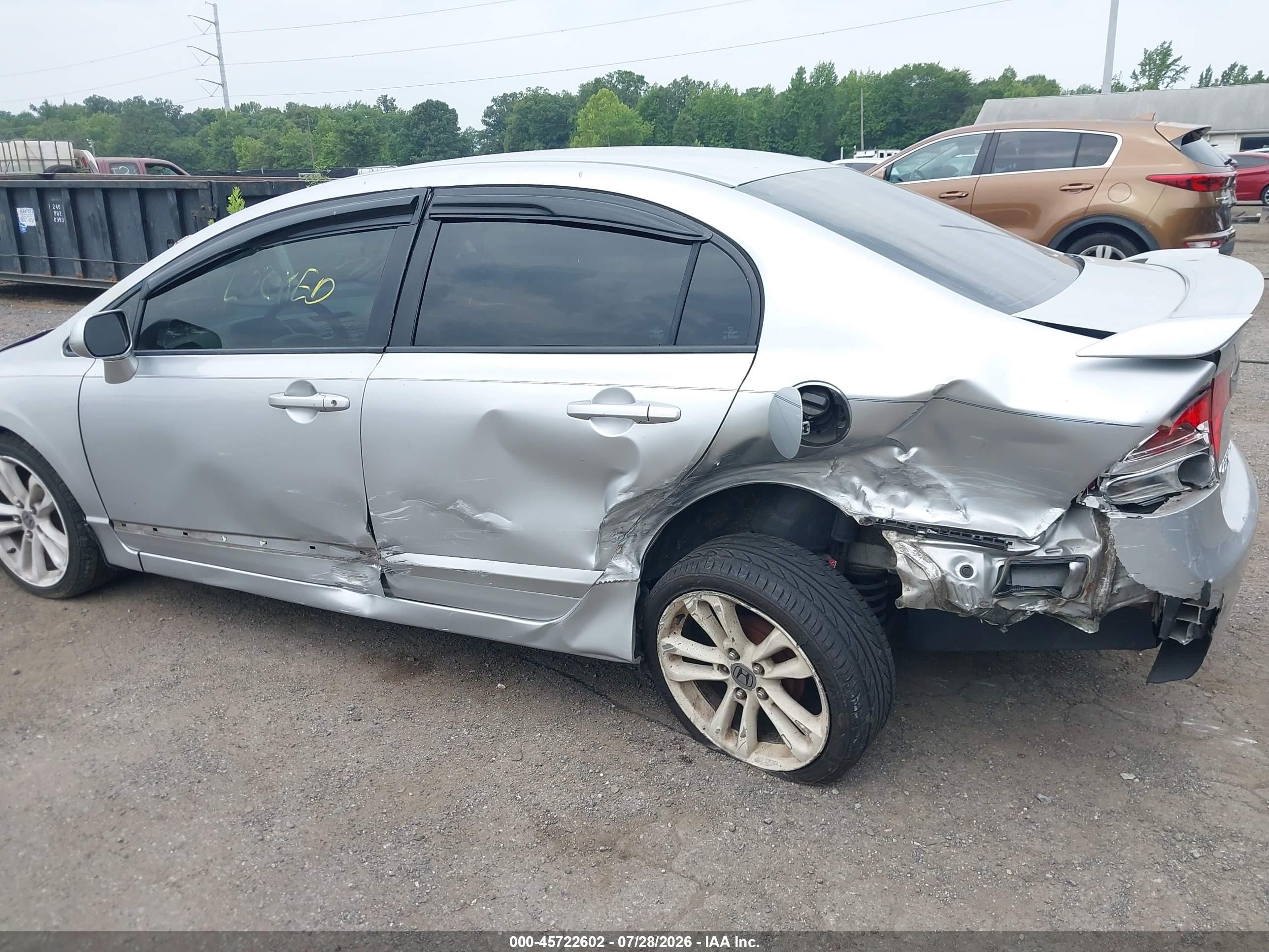 2011 Honda Civic Lx Silver vin: 2HGFA1F54BH505653