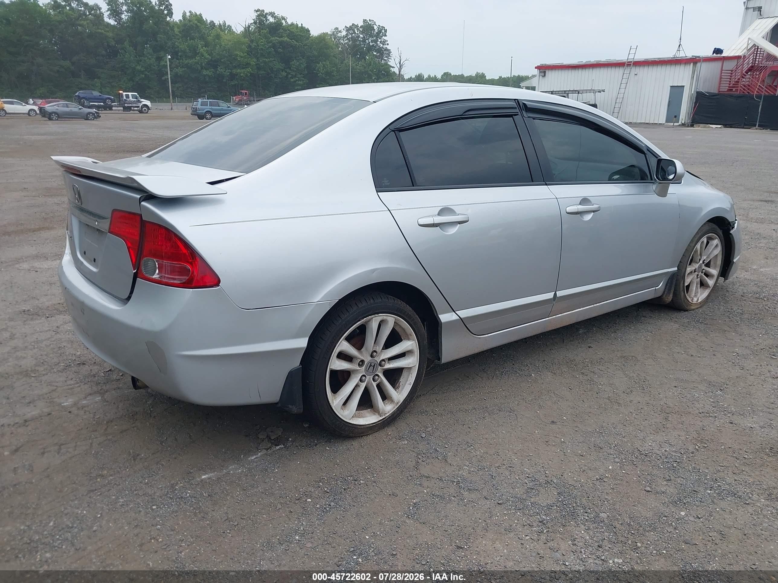2011 Honda Civic Lx Silver vin: 2HGFA1F54BH505653
