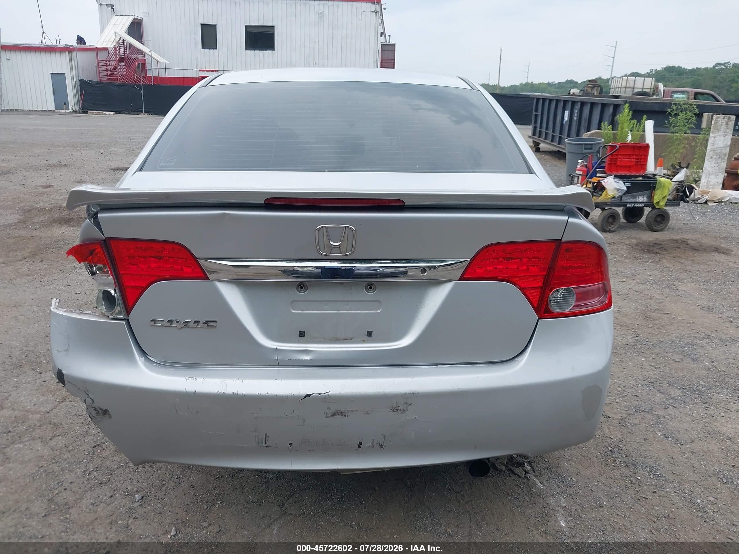 2011 Honda Civic Lx Silver vin: 2HGFA1F54BH505653