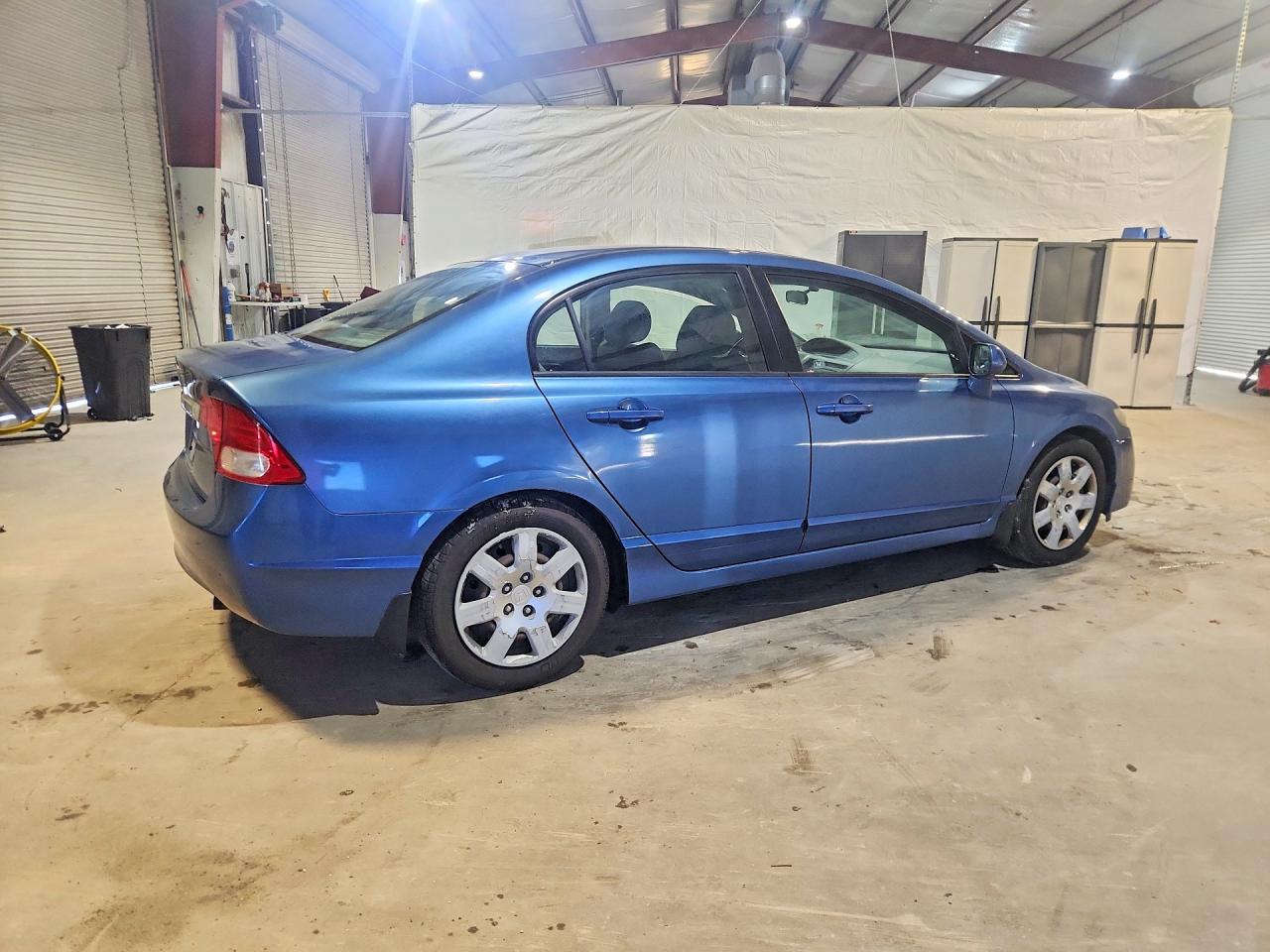 2011 Honda Civic Lx Blue vin: 2HGFA1F54BH506723