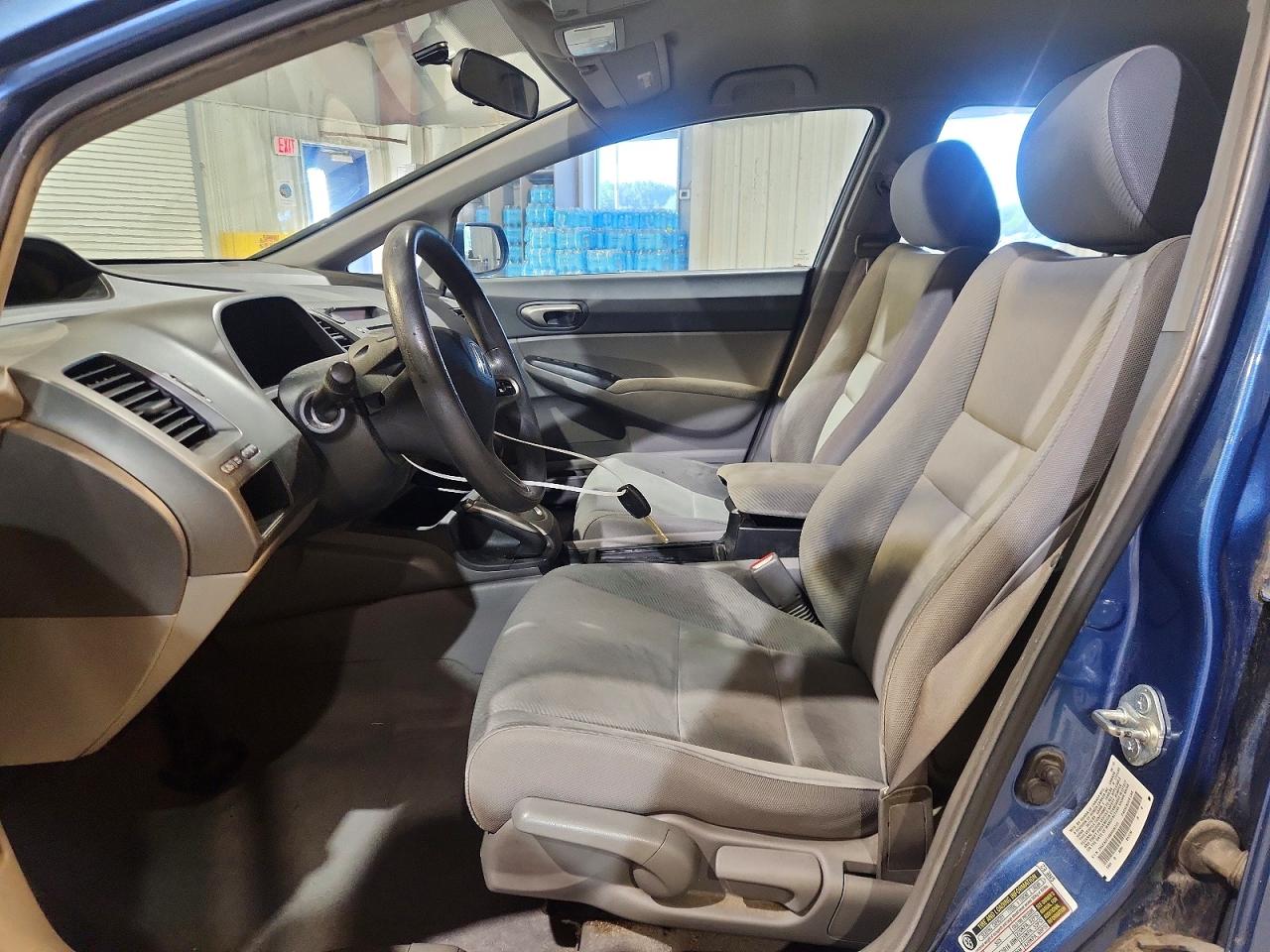 2011 Honda Civic Lx Blue vin: 2HGFA1F54BH506723