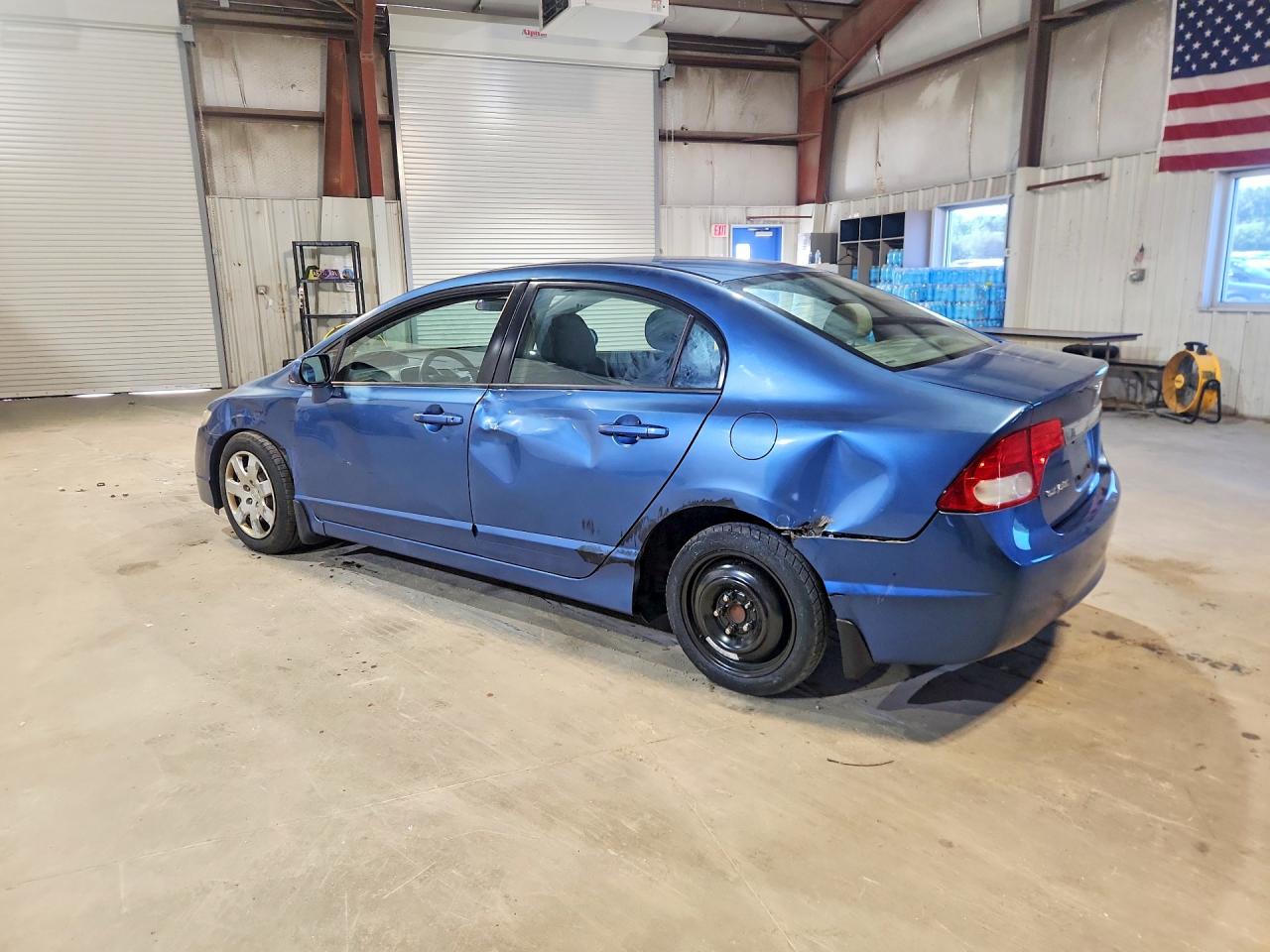2011 Honda Civic Lx Blue vin: 2HGFA1F54BH506723