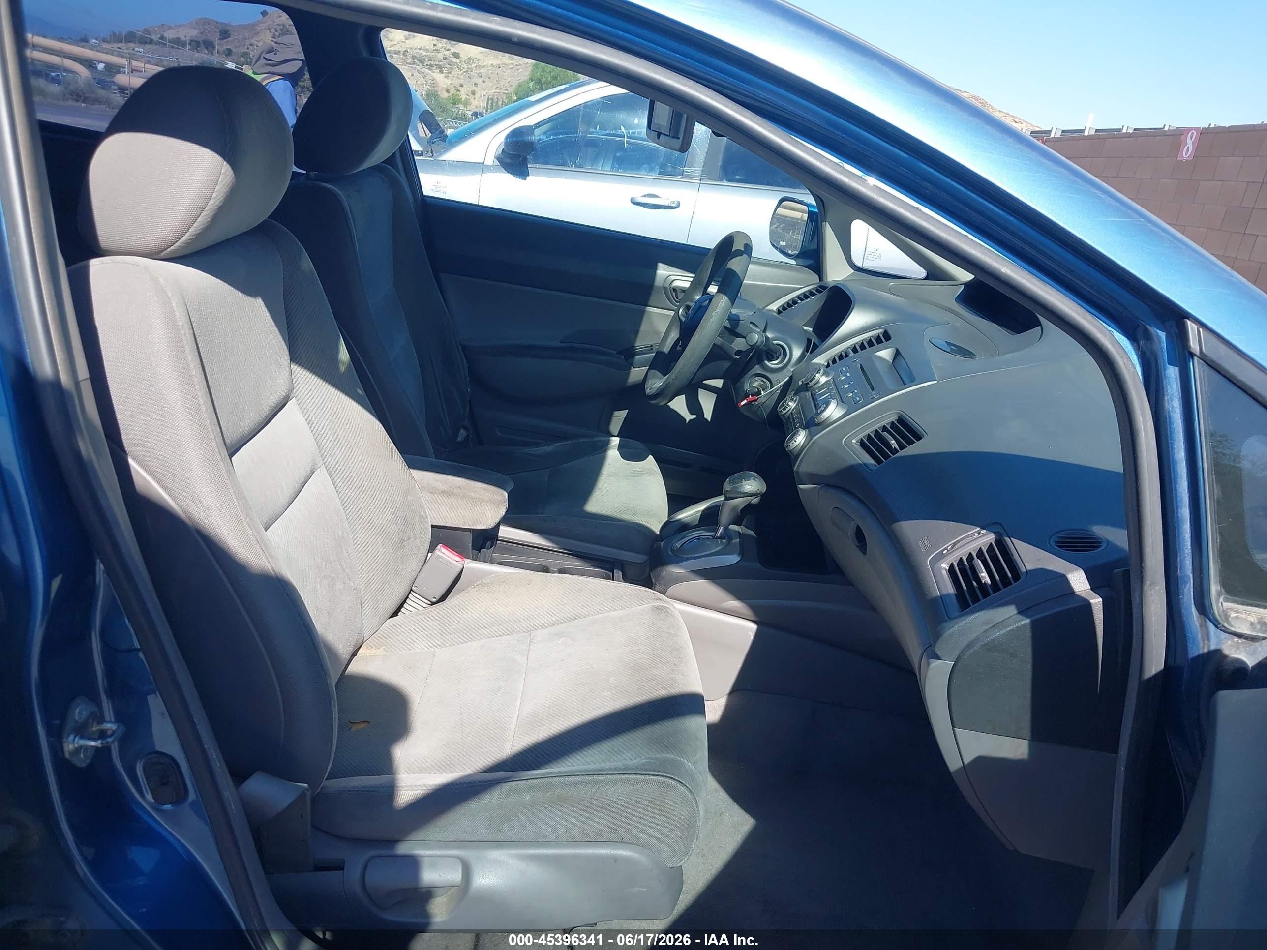 2011 Honda Civic Lx Blue vin: 2HGFA1F54BH514160