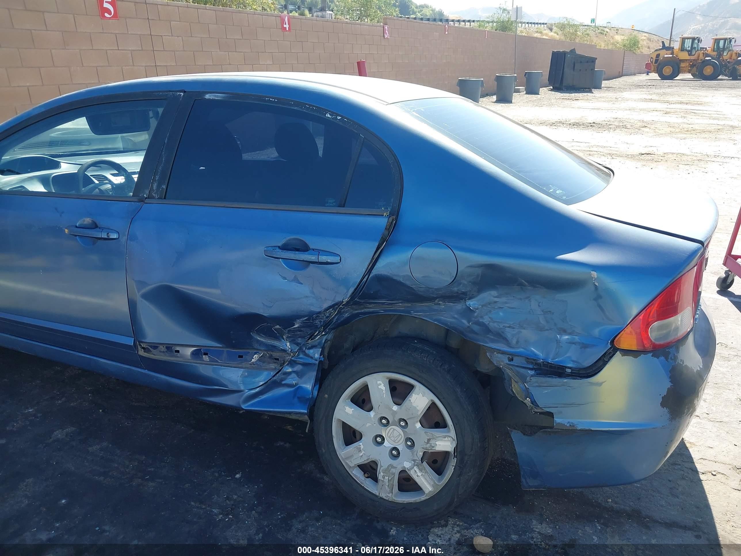 2011 Honda Civic Lx Blue vin: 2HGFA1F54BH514160