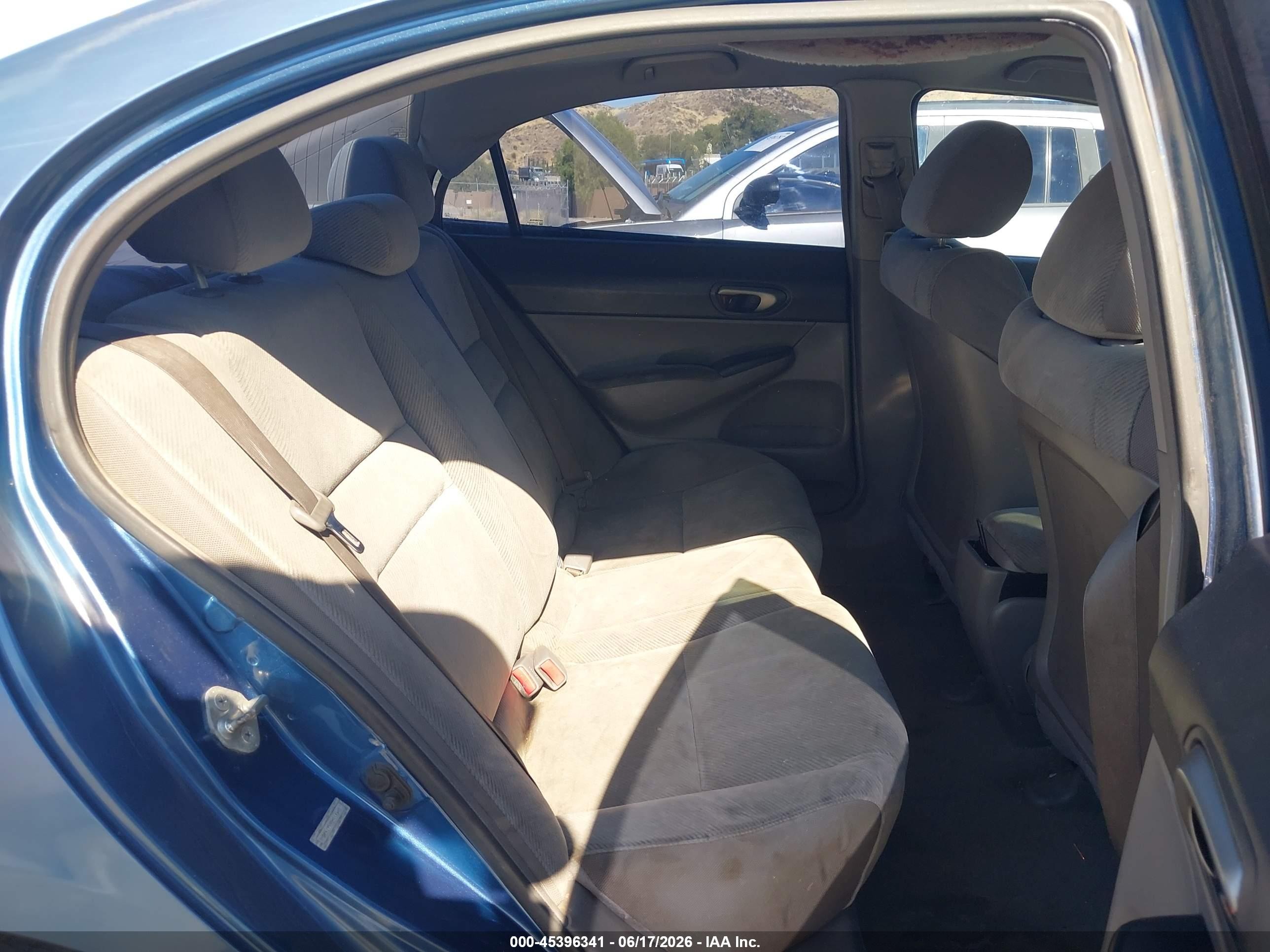 2011 Honda Civic Lx Blue vin: 2HGFA1F54BH514160