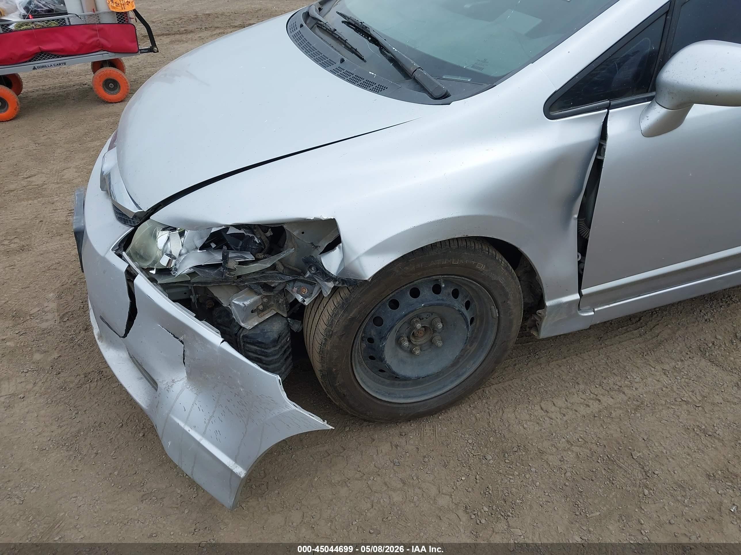 2011 Honda Civic Lx Серебряный vin: 2HGFA1F54BH514773