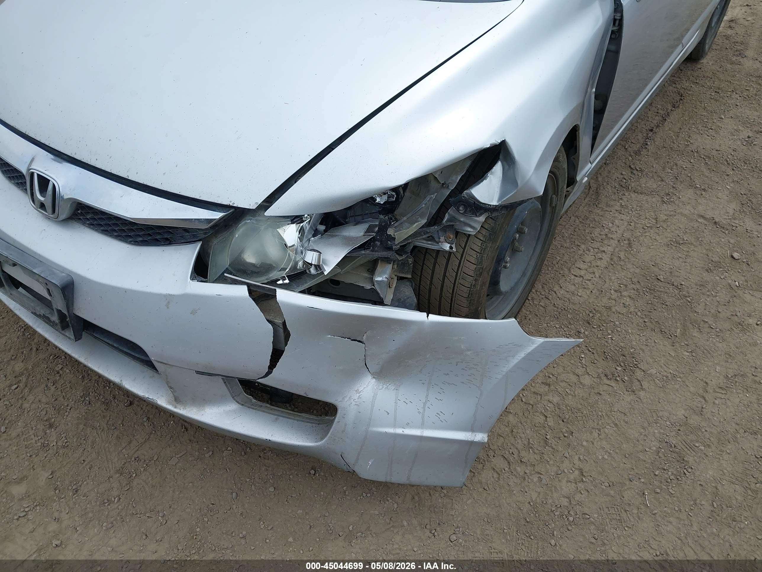 2011 Honda Civic Lx Серебряный vin: 2HGFA1F54BH514773