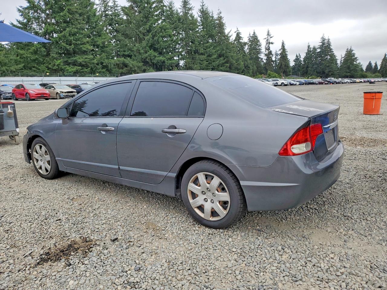 2011 Honda Civic Lx Серый vin: 2HGFA1F54BH539012