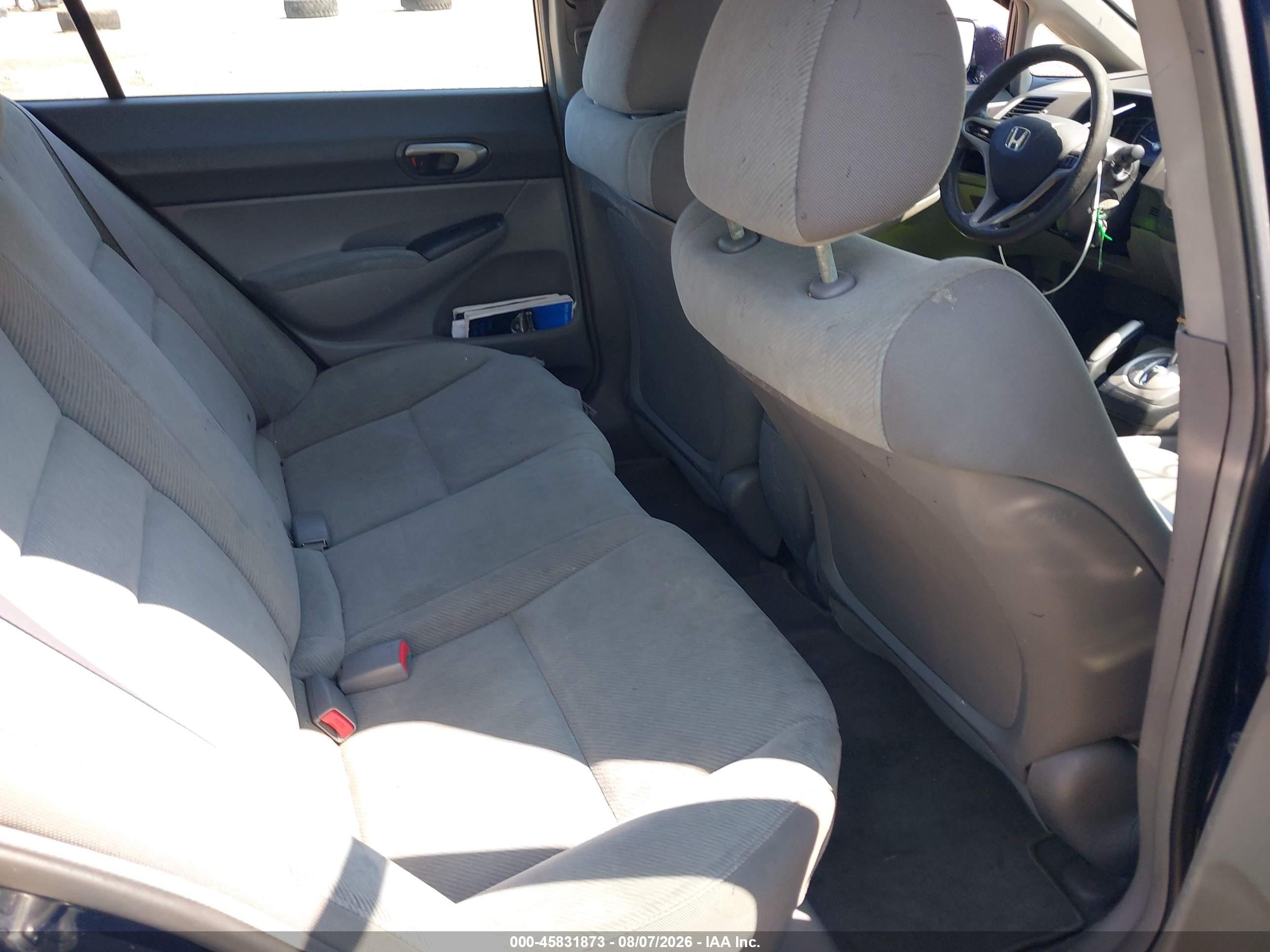 2011 Honda Civic Lx Blue vin: 2HGFA1F54BH550124