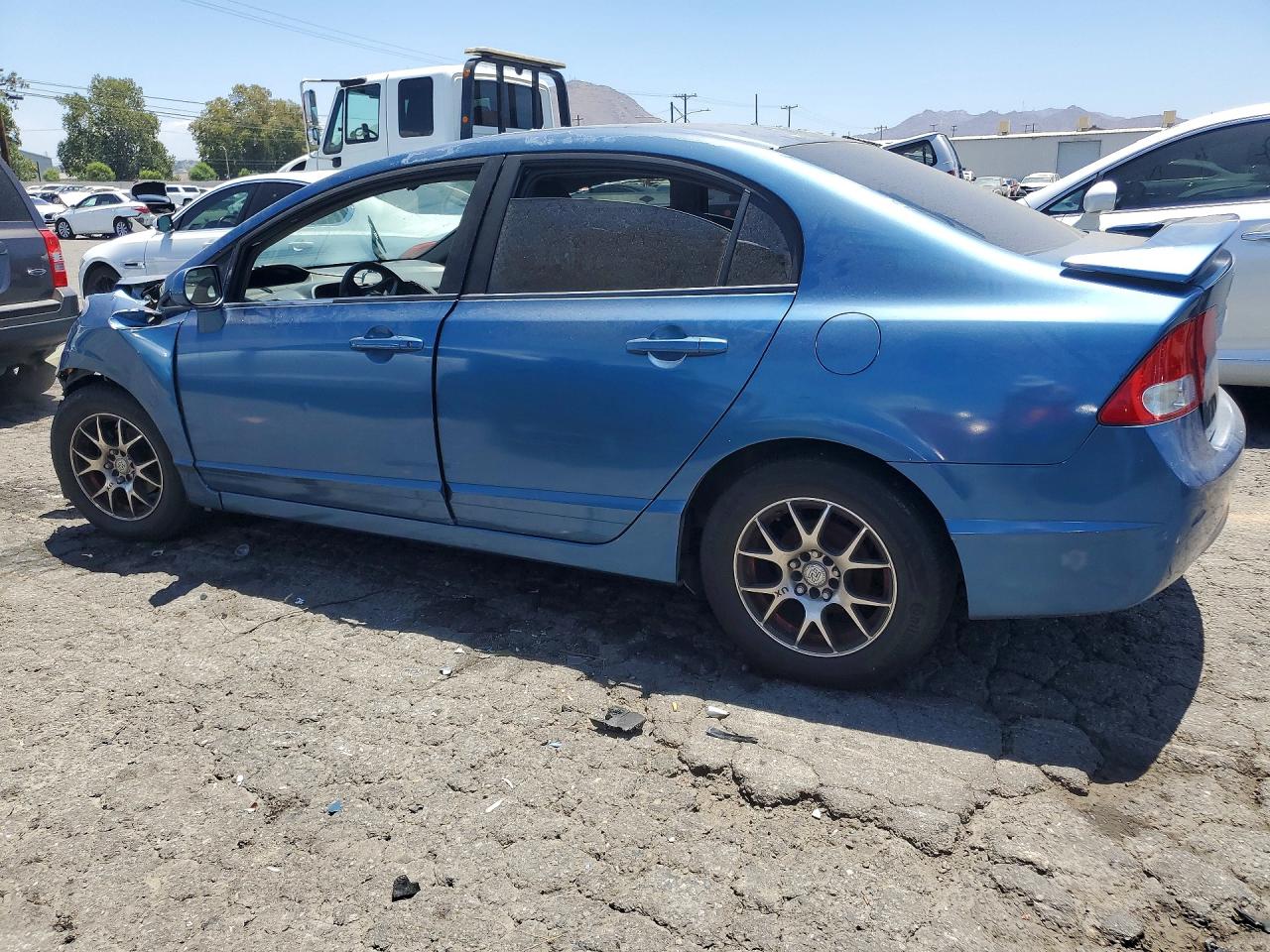 2010 Honda Civic Lx Blue vin: 2HGFA1F55AH318534