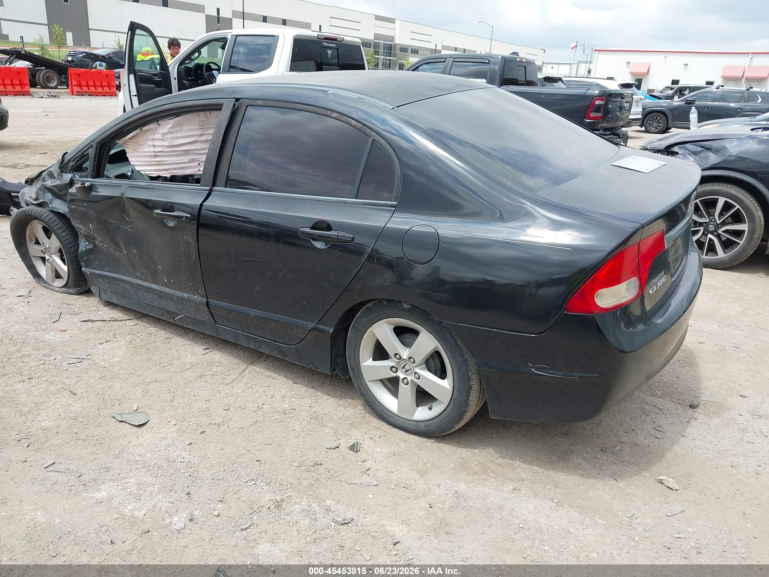 2010 Honda Civic Lx Black vin: 2HGFA1F55AH319246