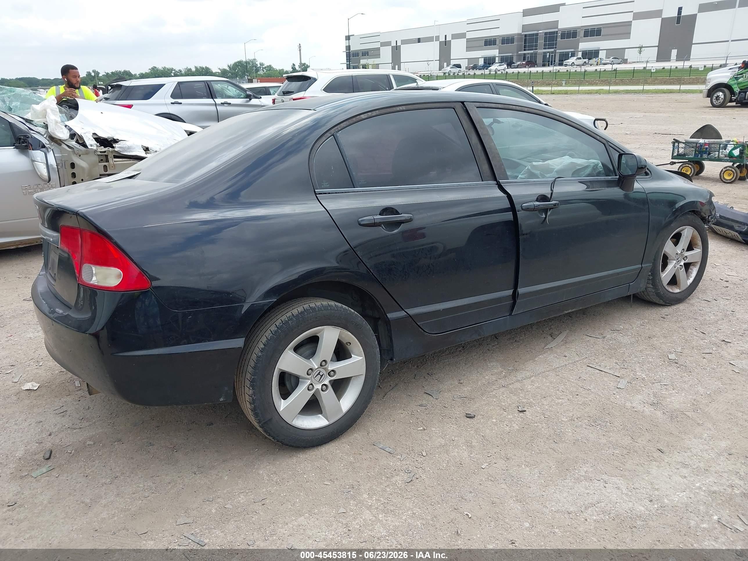 2010 Honda Civic Lx Black vin: 2HGFA1F55AH319246