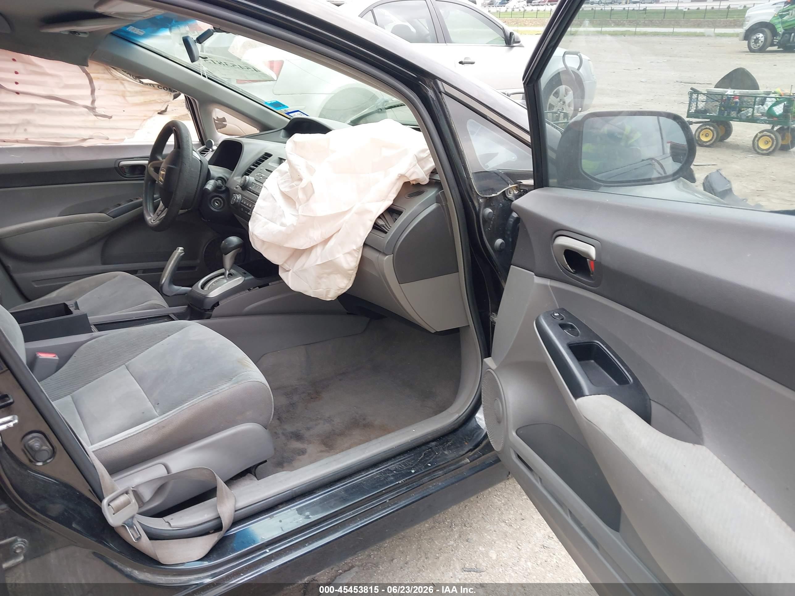 2010 Honda Civic Lx Black vin: 2HGFA1F55AH319246