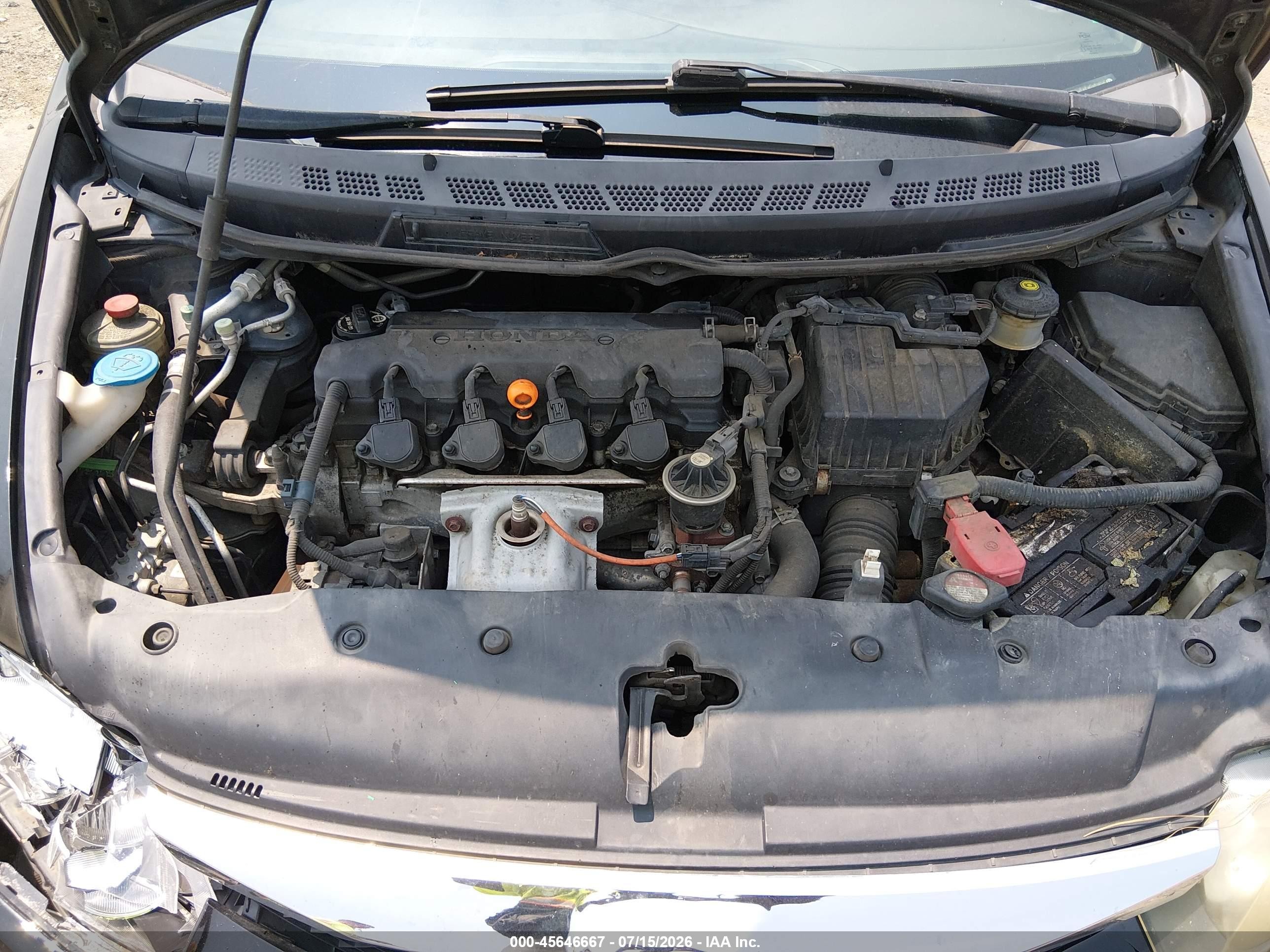 2010 Honda Civic Lx Black vin: 2HGFA1F55AH327864