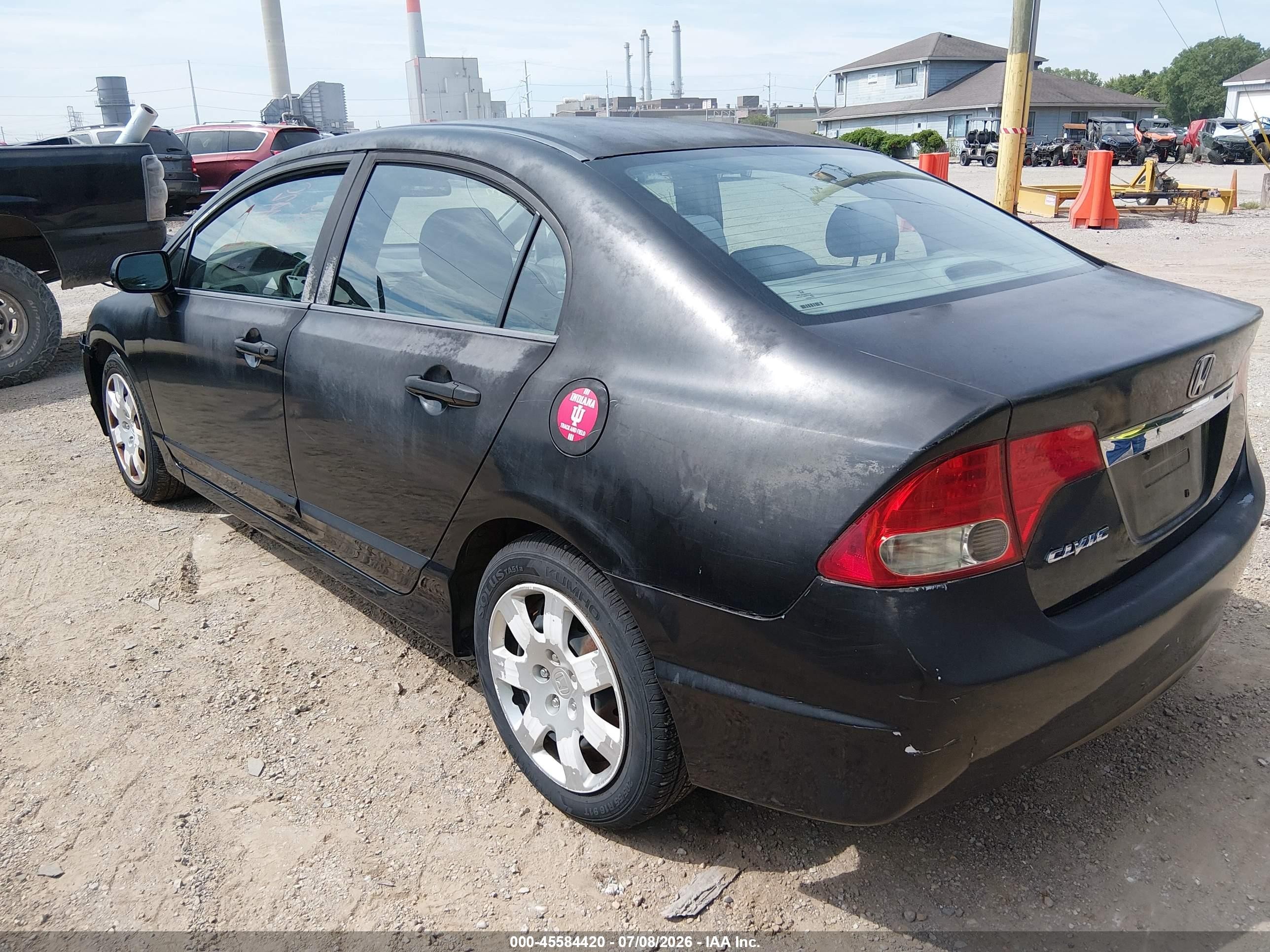 2010 Honda Civic Lx Black vin: 2HGFA1F55AH331817