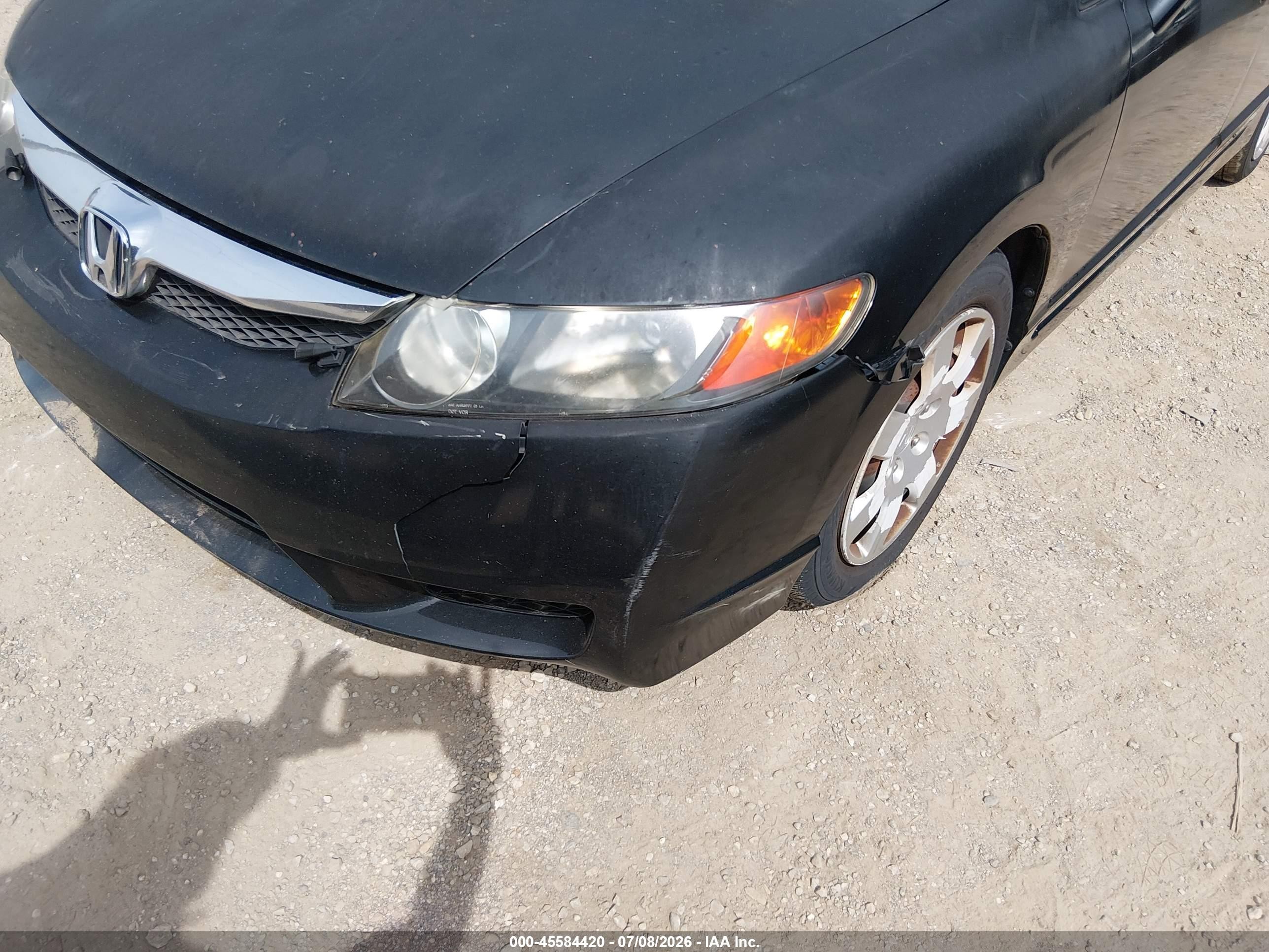 2010 Honda Civic Lx Black vin: 2HGFA1F55AH331817