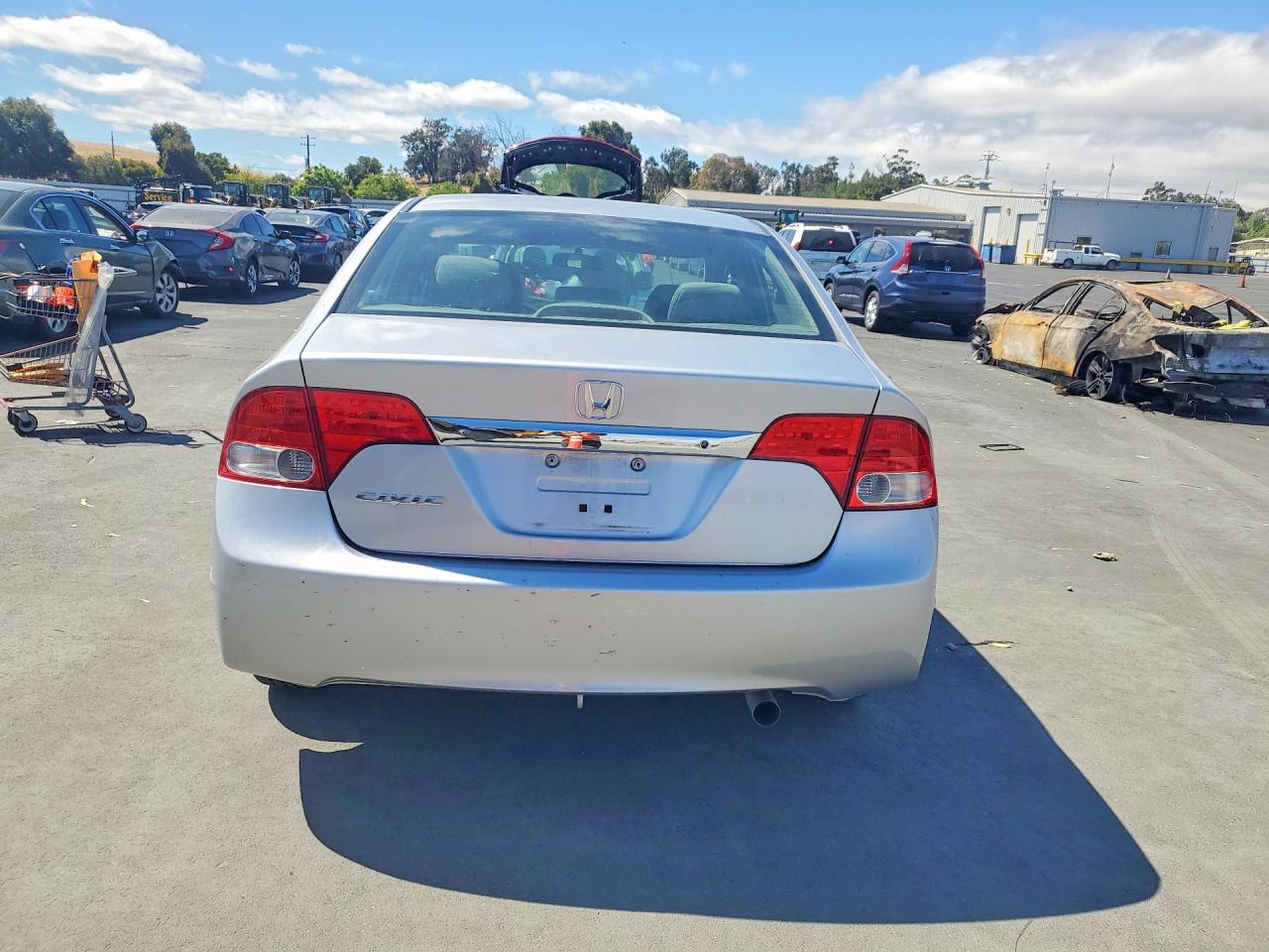 2010 Honda Civic Lx Серебряный vin: 2HGFA1F55AH501318